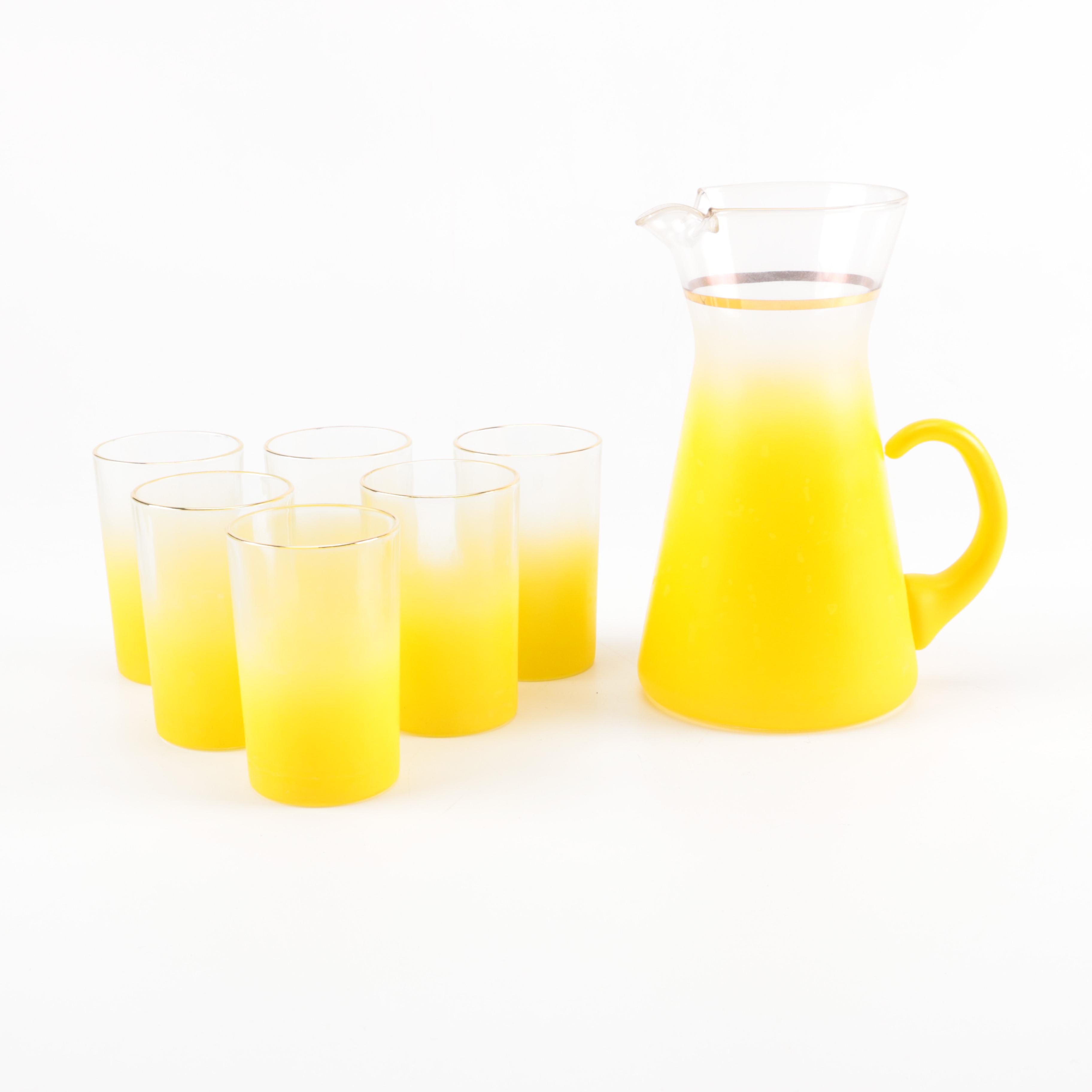 Mid Century Modern Blendo Pitcher and Glassware | EBTH