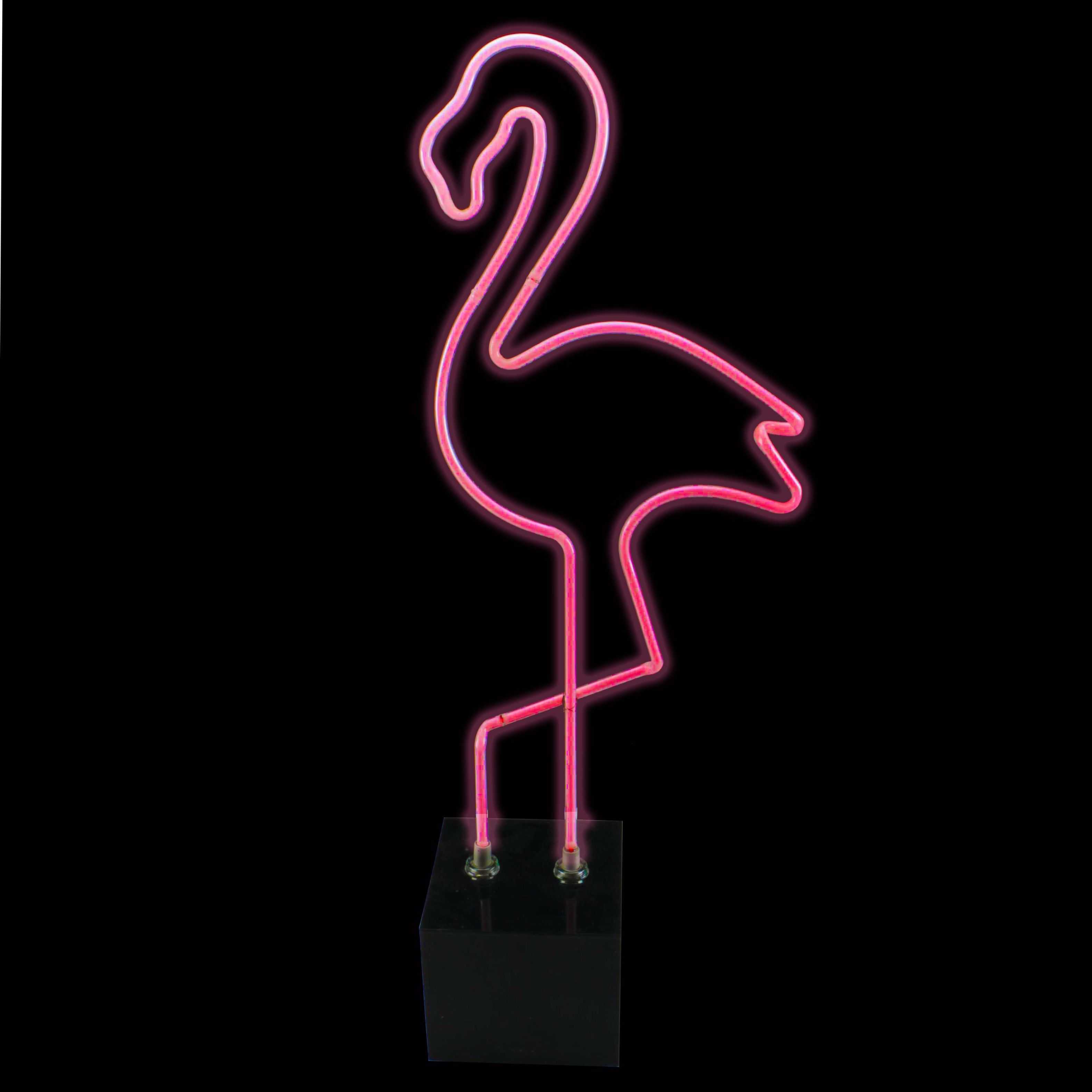 Neon Pink Flamingo Light | EBTH