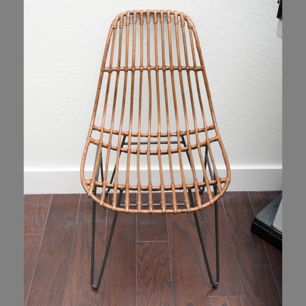 Vintage Modern Rattan Accent Chair EBTH   17SWF086 158 1 