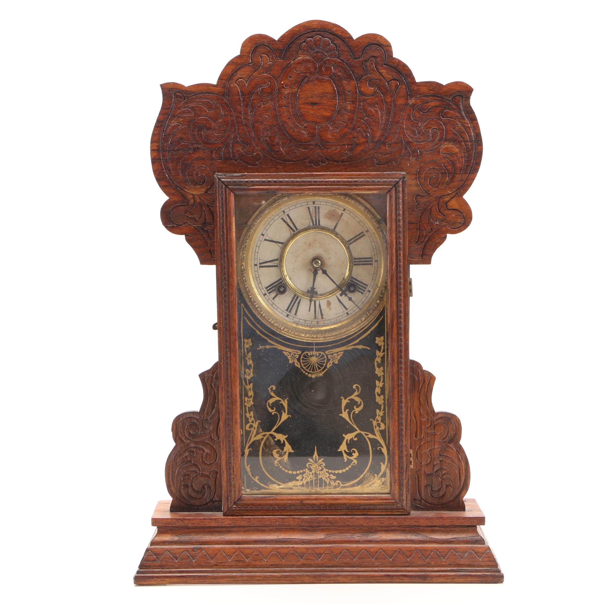 Antique Waterbury Clock Co. Gingerbread Mantel Clock EBTH