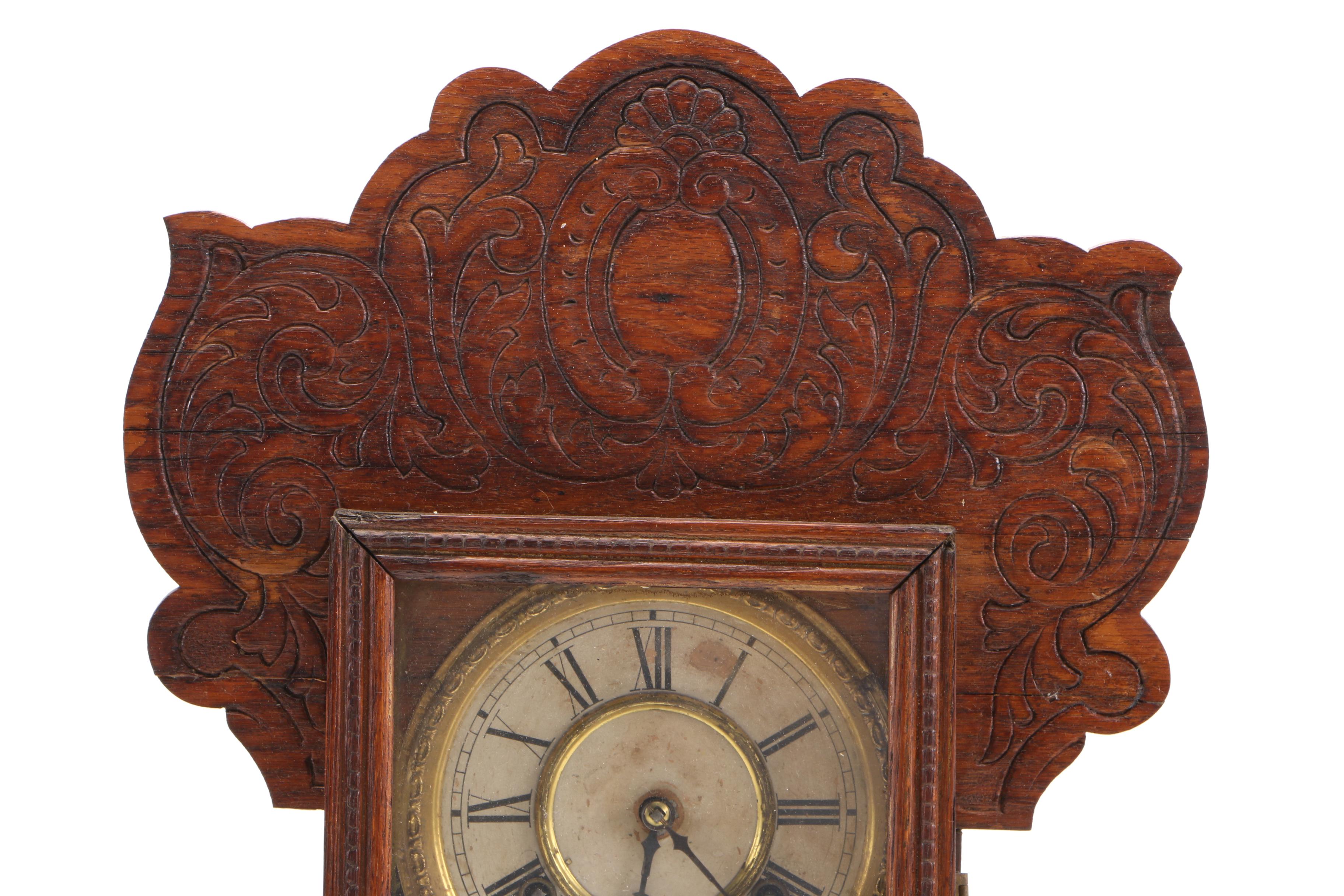 Antique Waterbury Clock Co. Gingerbread Mantel Clock EBTH