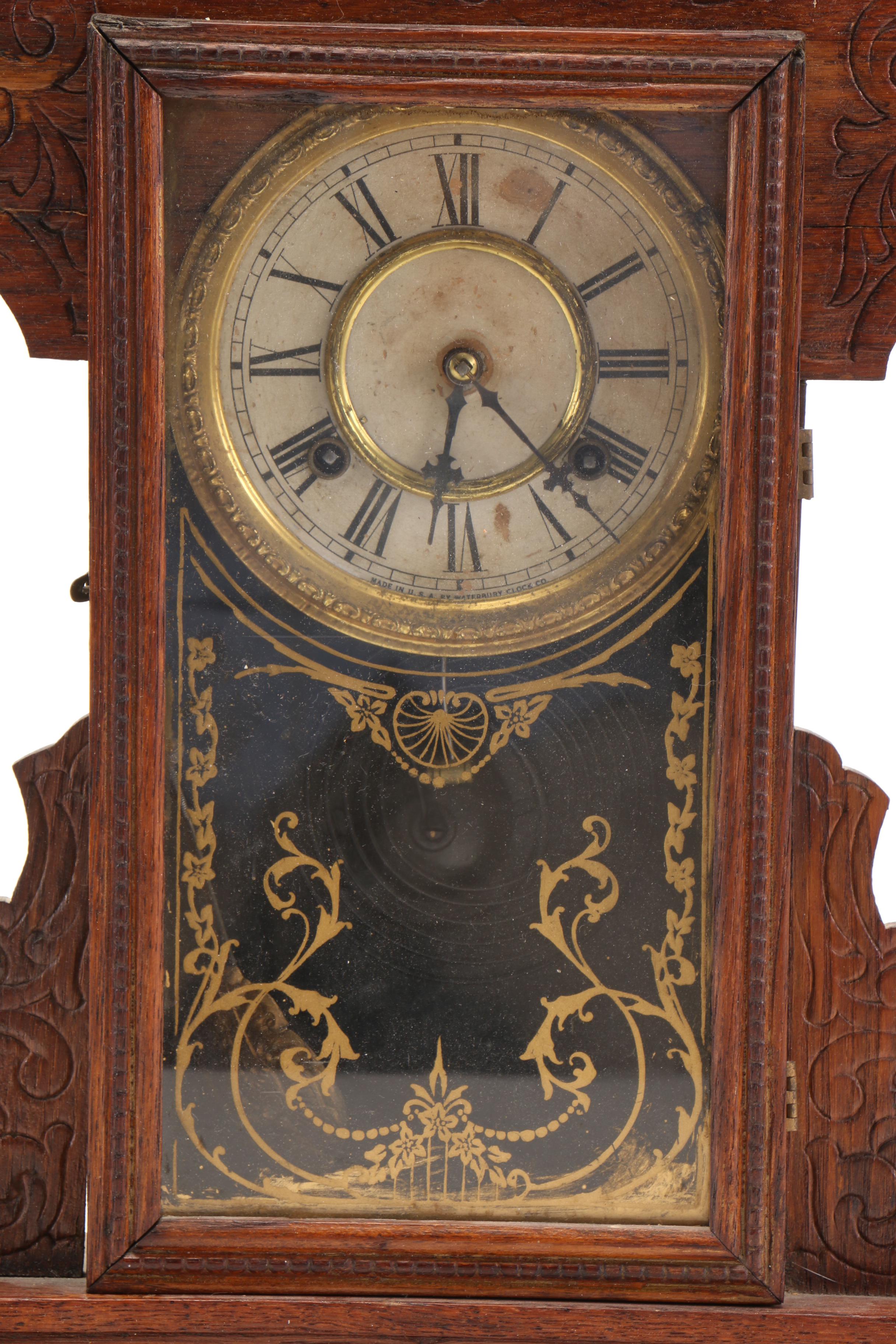 Antique Waterbury Clock Co. Gingerbread Mantel Clock | EBTH