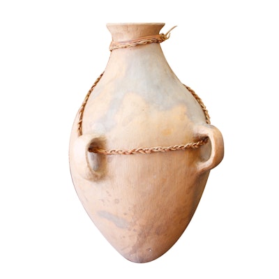 Vintage Handbuilt Stoneware Pot