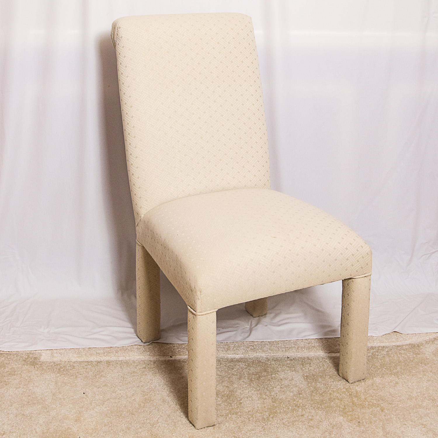 FullyUpholstered Parsons Dining Chairs EBTH