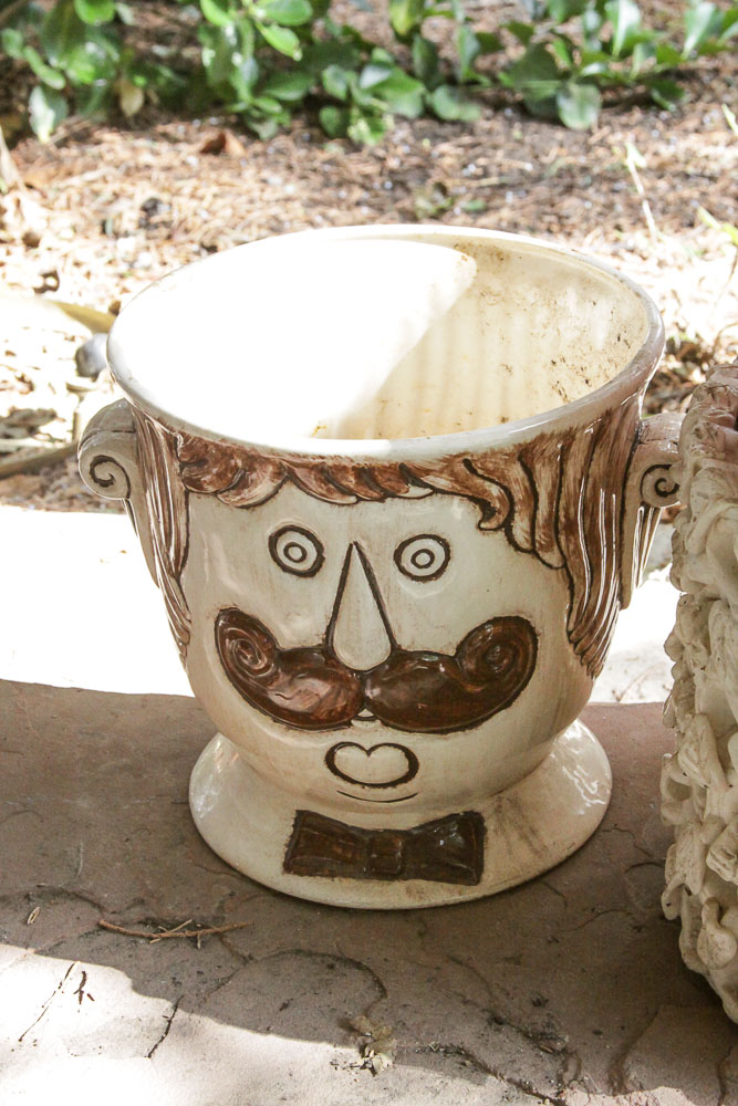 Ceramic Planters and Stand EBTH