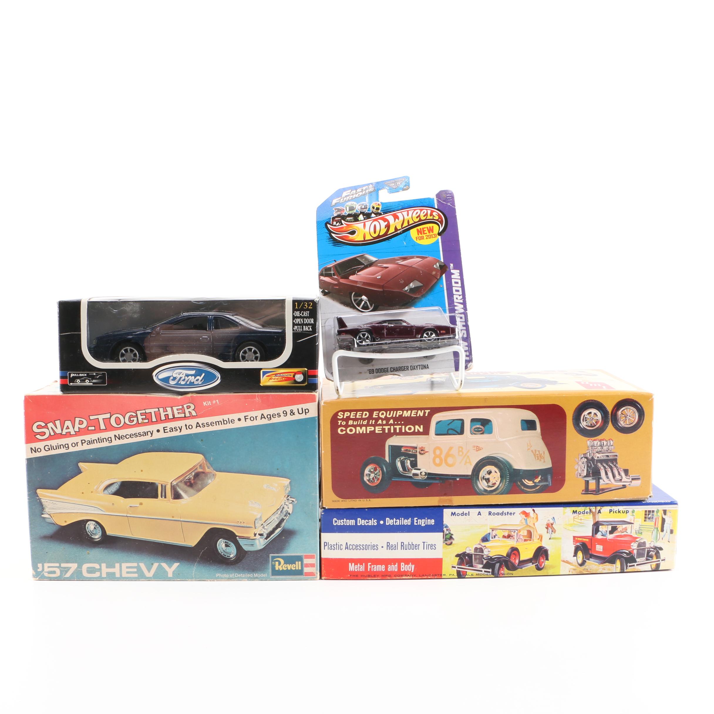 Assorted Model Kits and DieCast Cars EBTH