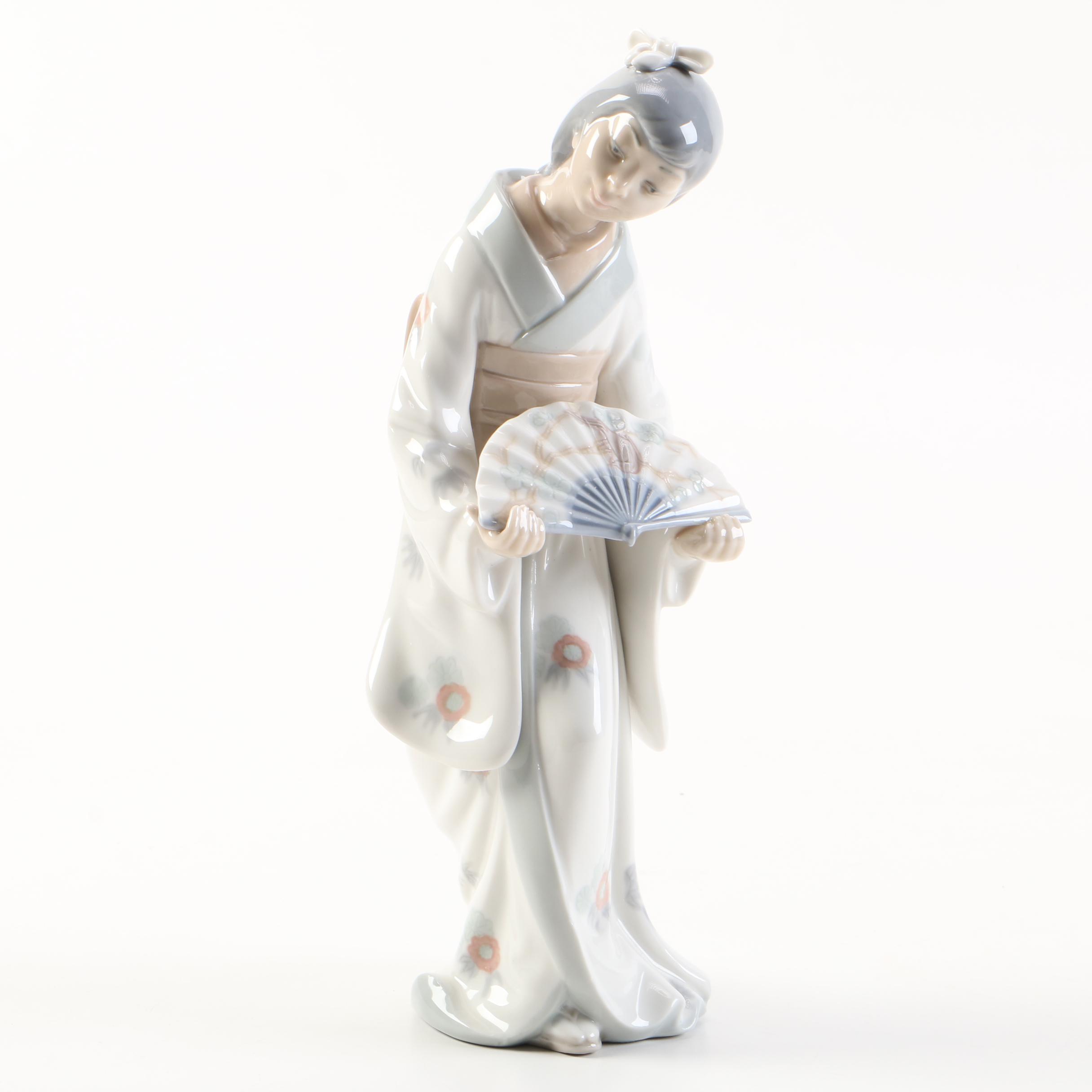 NAO by Lladró "Dancer Japanese Girl" Porcelain Figurine EBTH