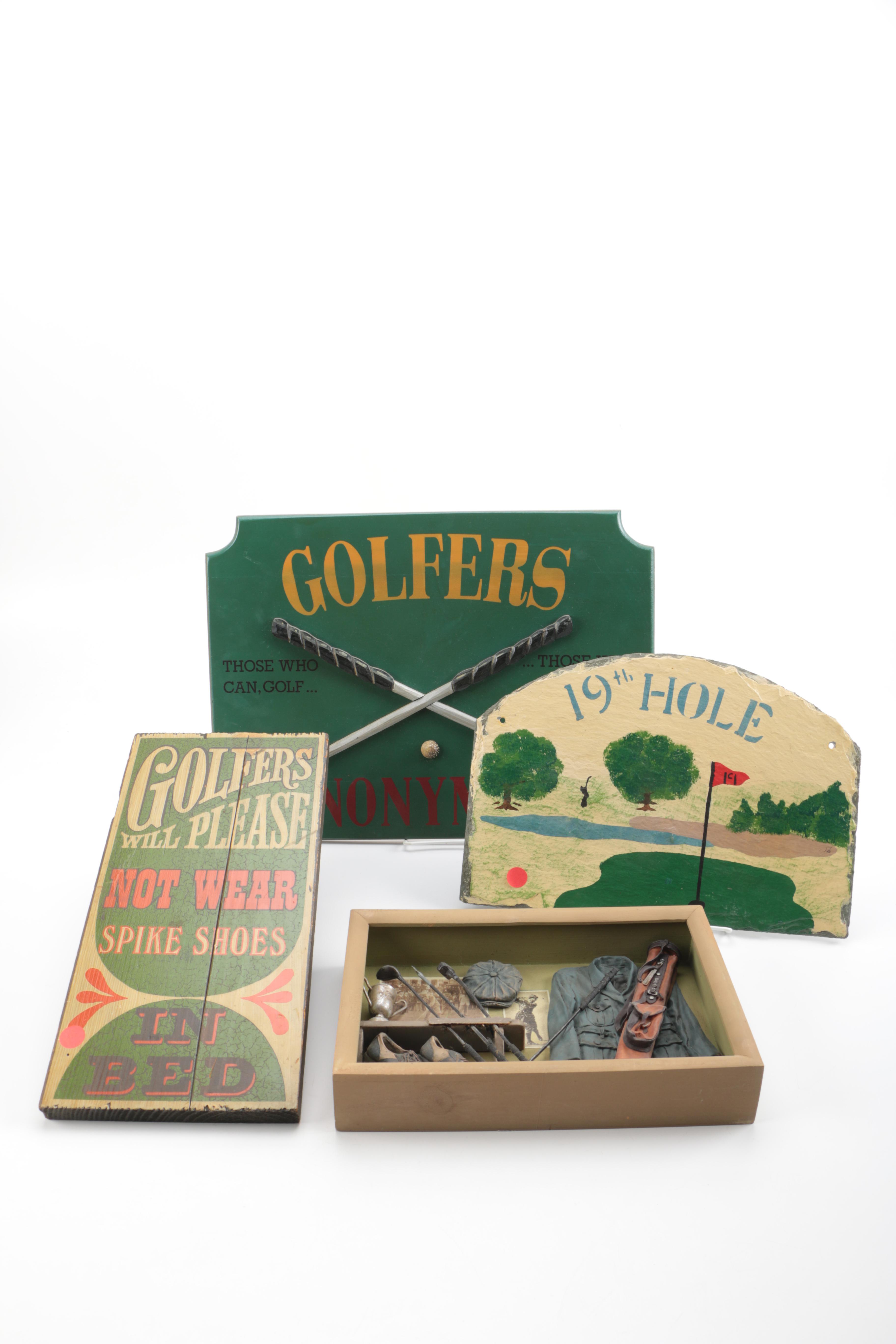 Collection Of Golf Wall Decor Ebth