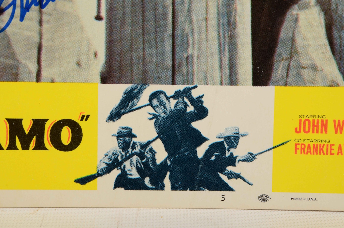 Re-Release 1967 "The Alamo" Poster Signed By Richard Widmark | EBTH