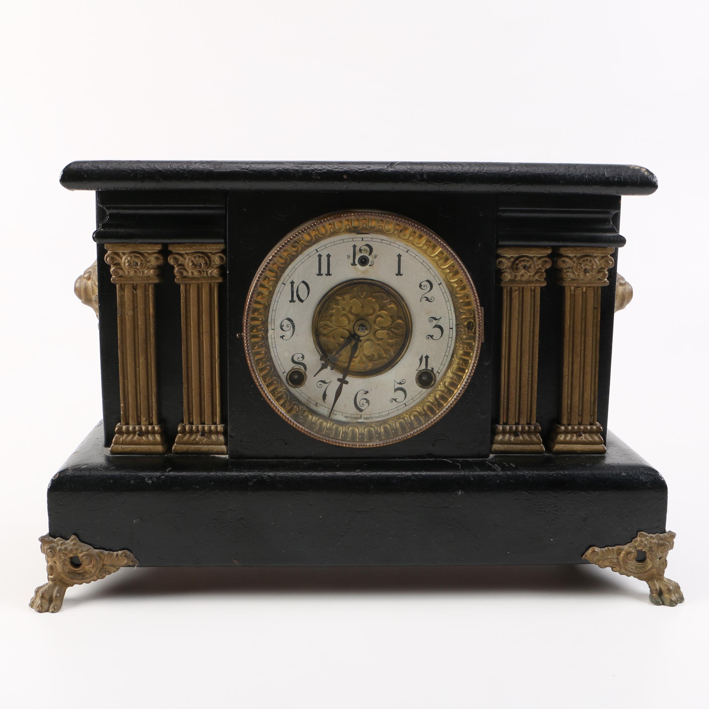Antique Gilbert Mantel Clock EBTH