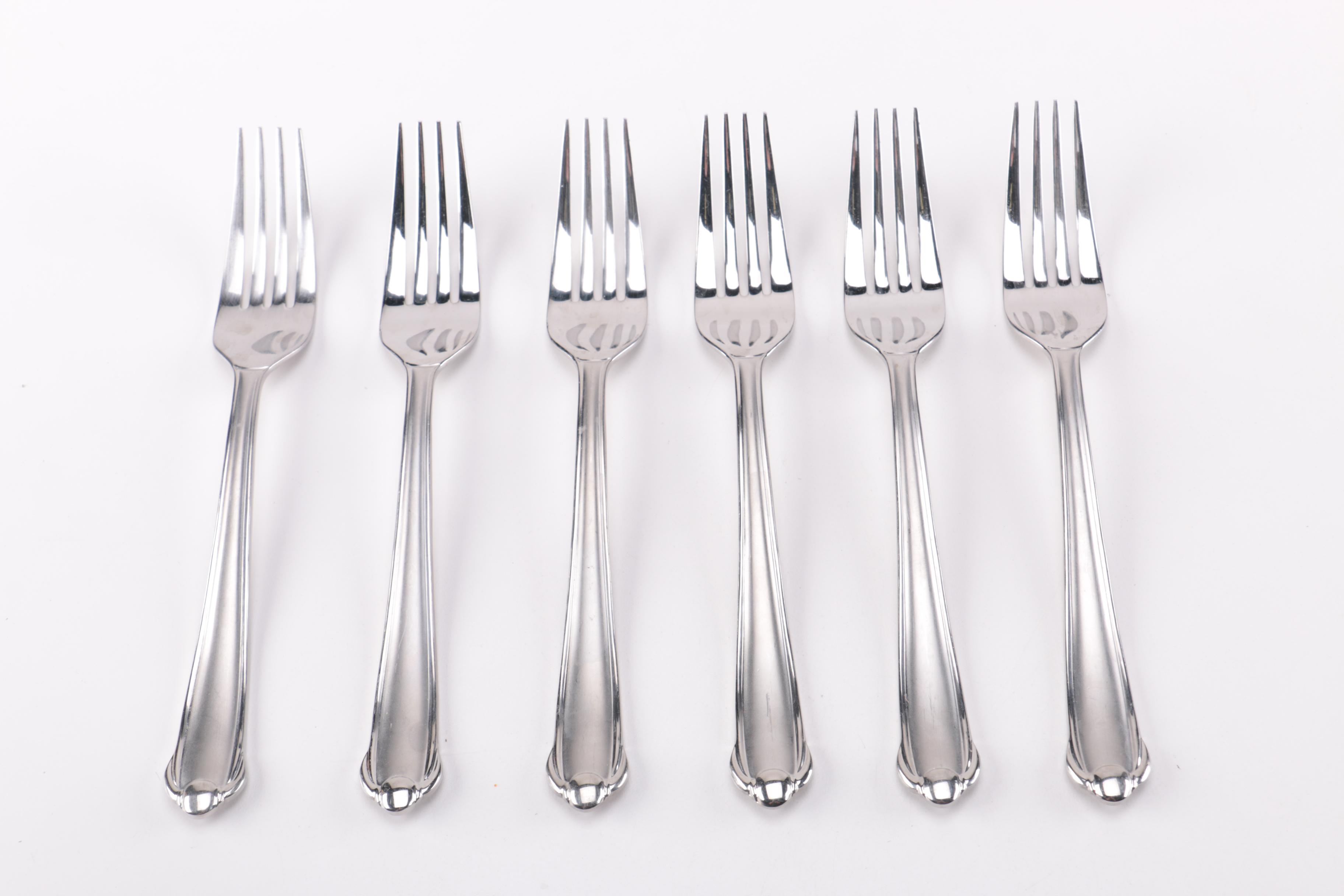 Mikasa "Classico Satin" Stainless Steel Flatware EBTH