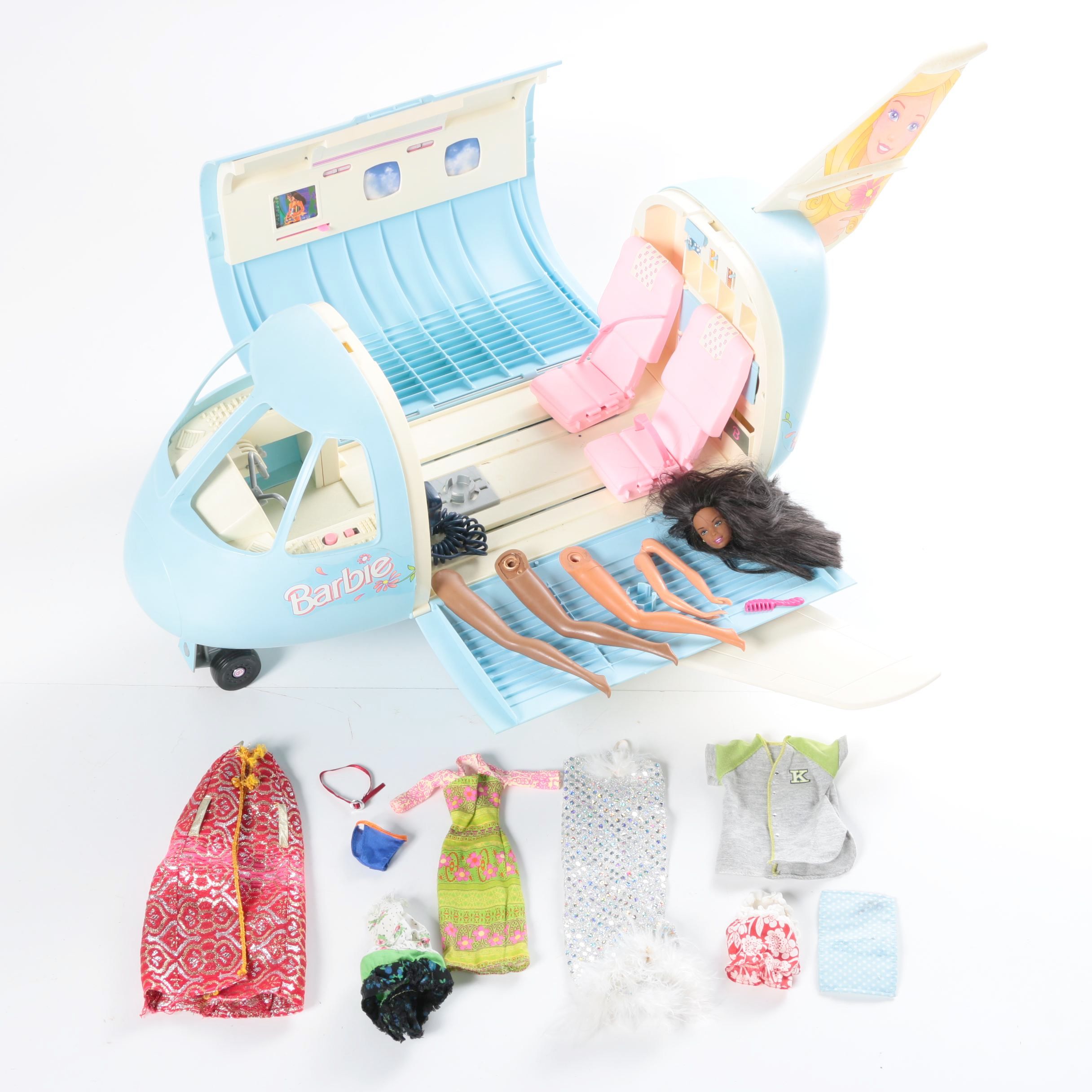 barbie airplane accessories