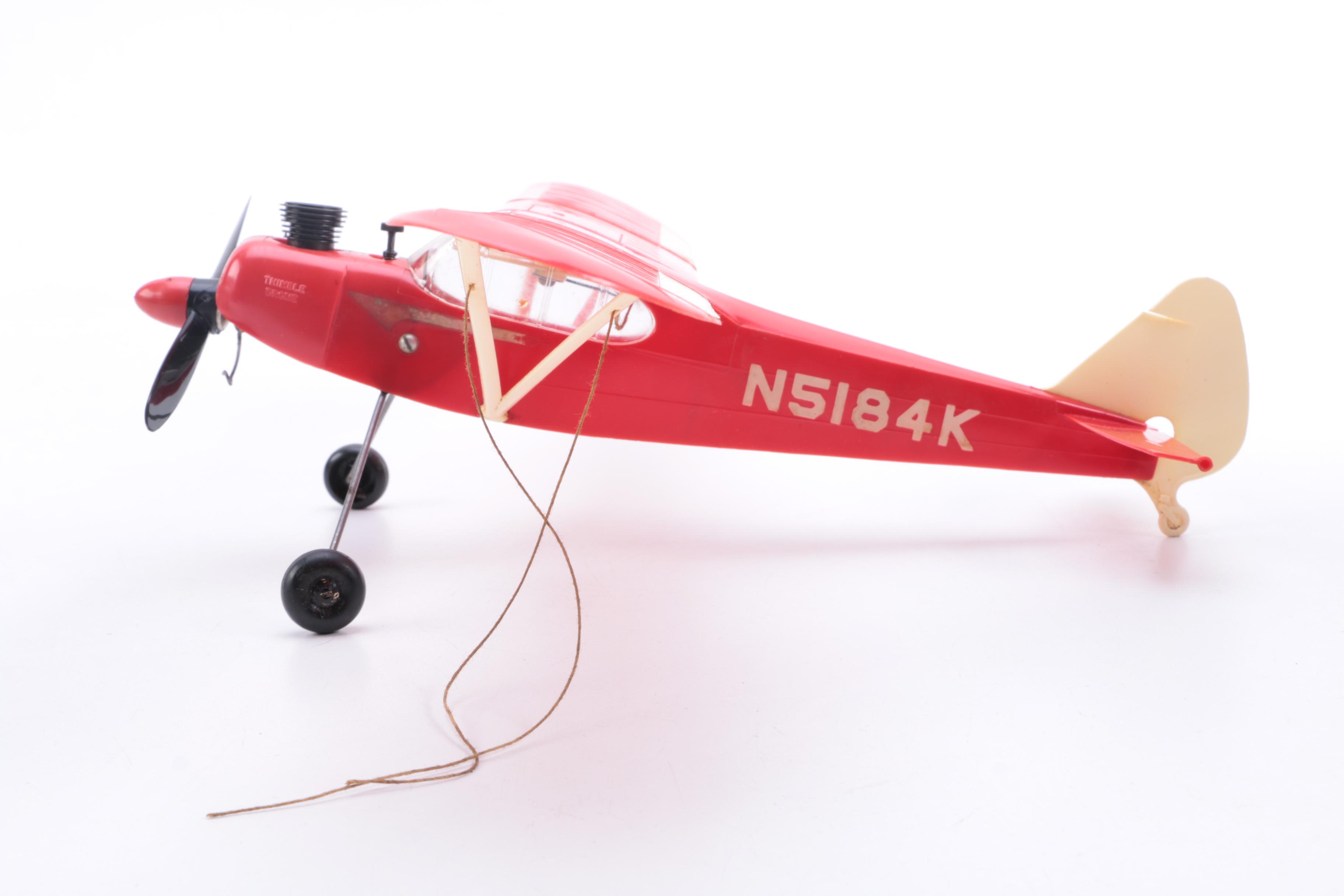 Vintage Cox ThimbleDrome Super Cub 150 Toy Airplane EBTH