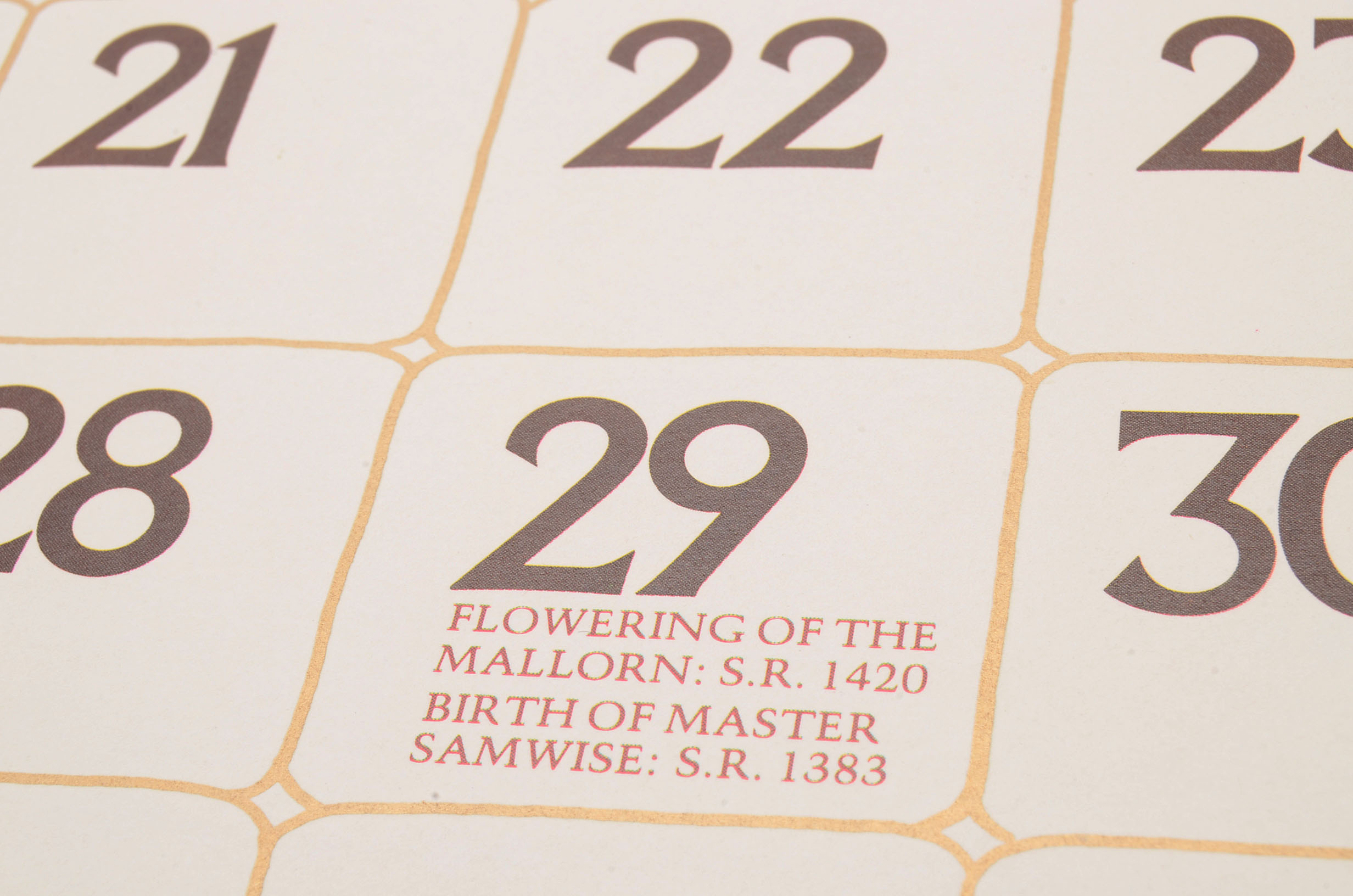 1978 J.R.R. Tolkien Calendar Illustrated By Brothers Hildebrandt EBTH