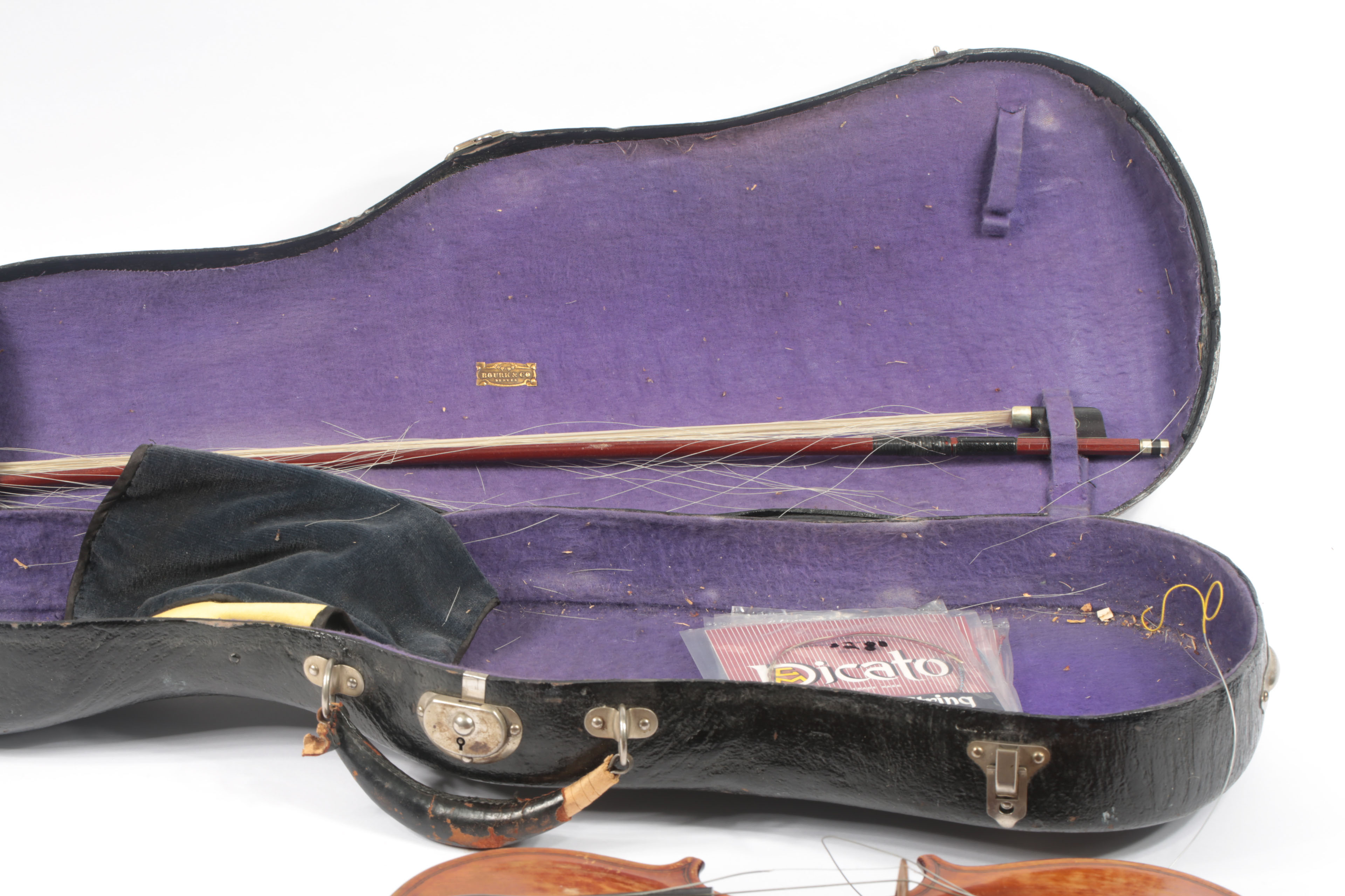 Vintage DRGM Violin, Case and Accessories EBTH