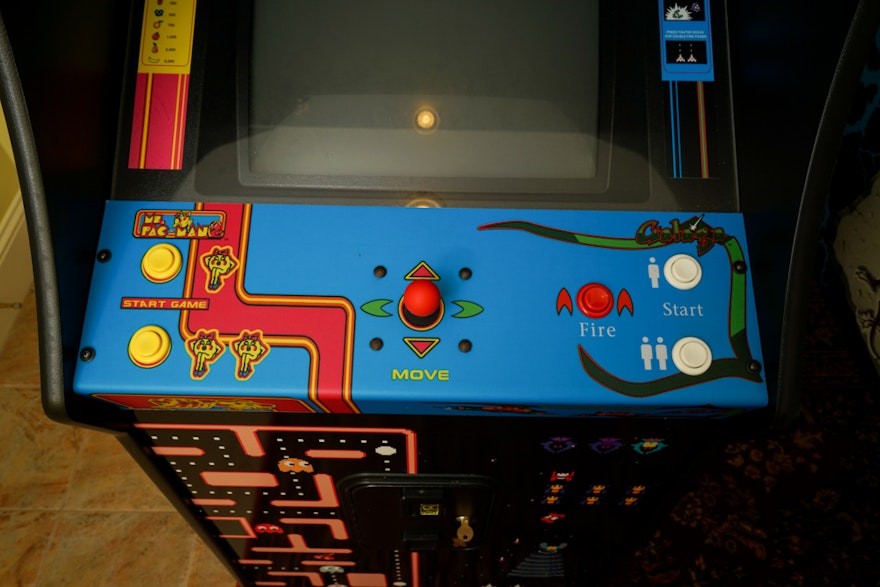 Namco Ms Pac Man And Galaga Upright Arcade Game Ebth