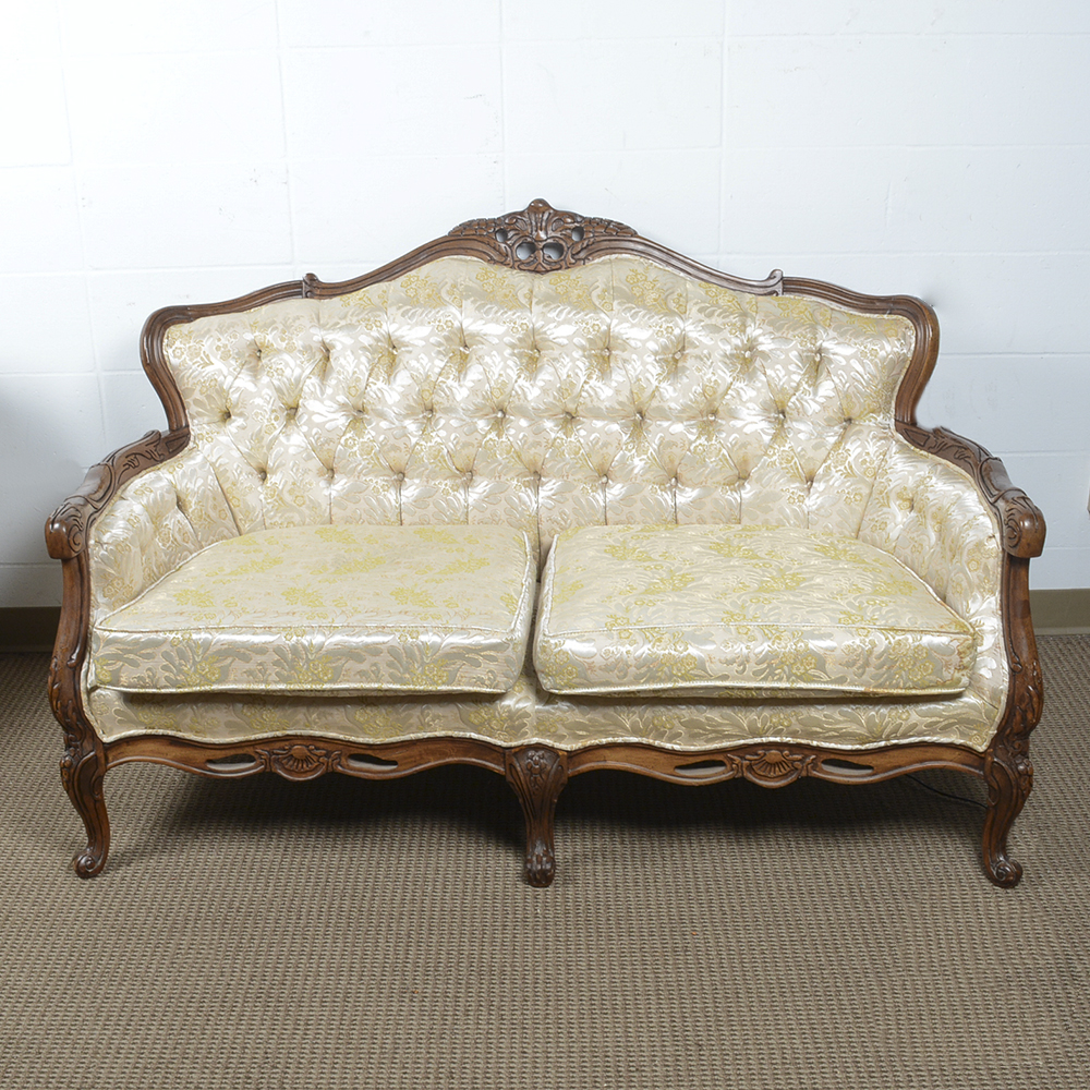Vintage French Provincial Style Loveseat EBTH