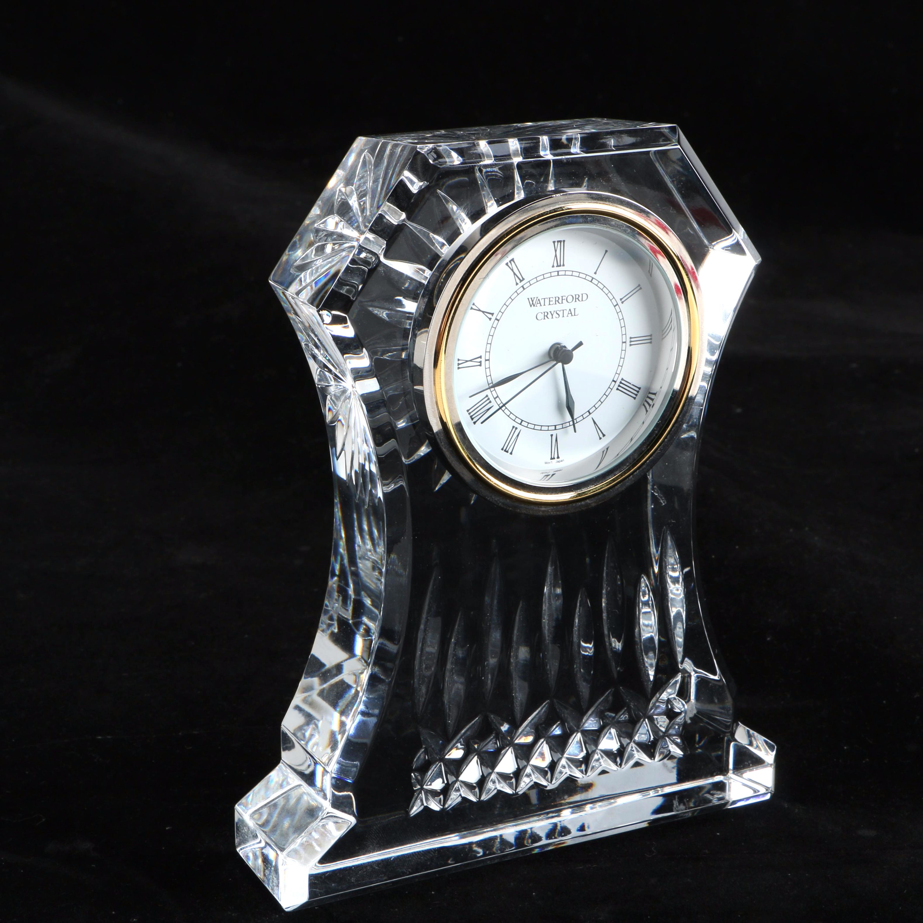 Waterford Crystal "Lismore" Mantle Clock EBTH