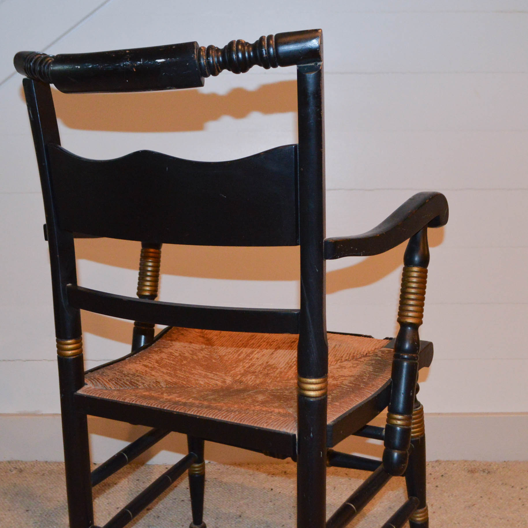 Vintage Hitchcock Style Arm Chair EBTH