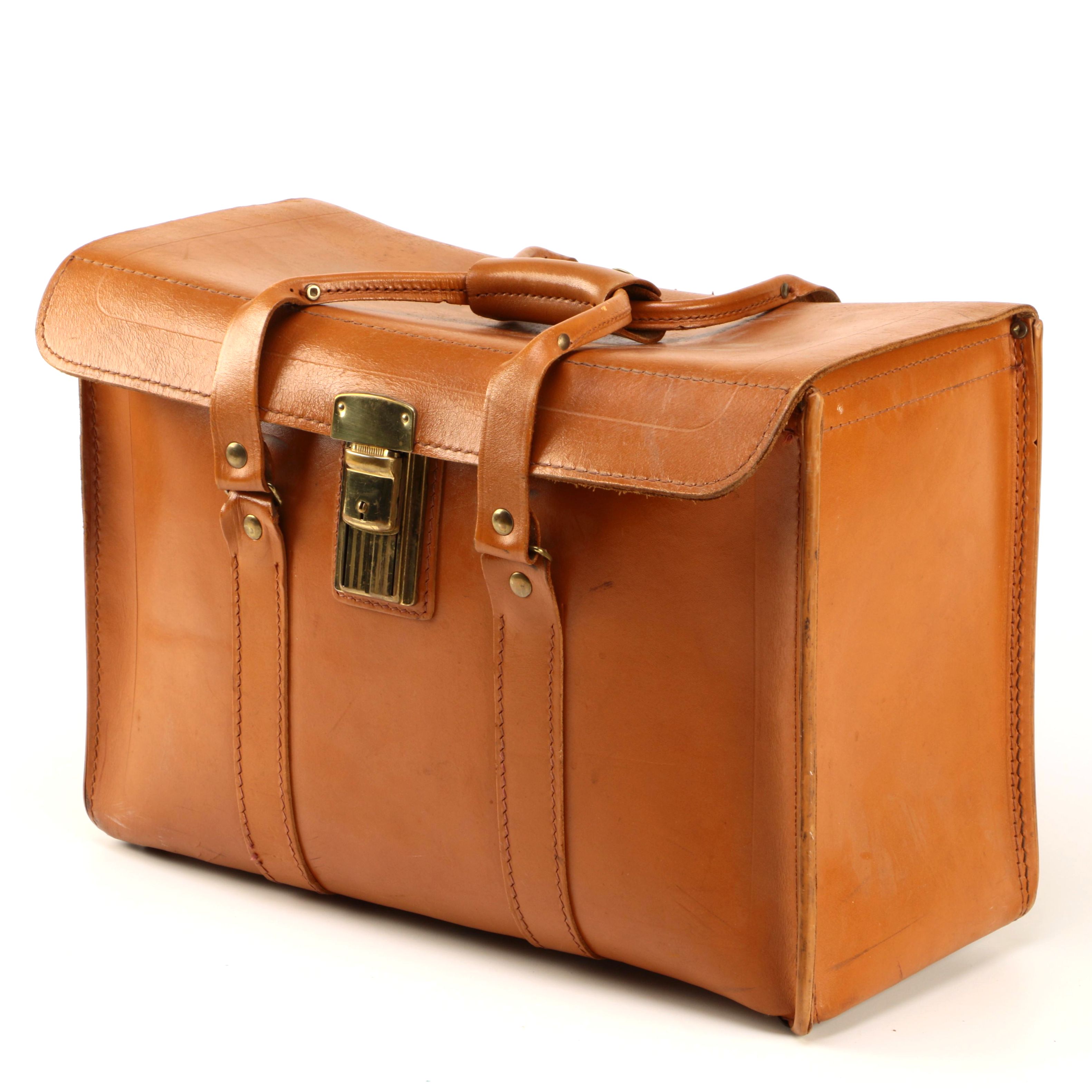 Vintage Leather Travel Bag EBTH