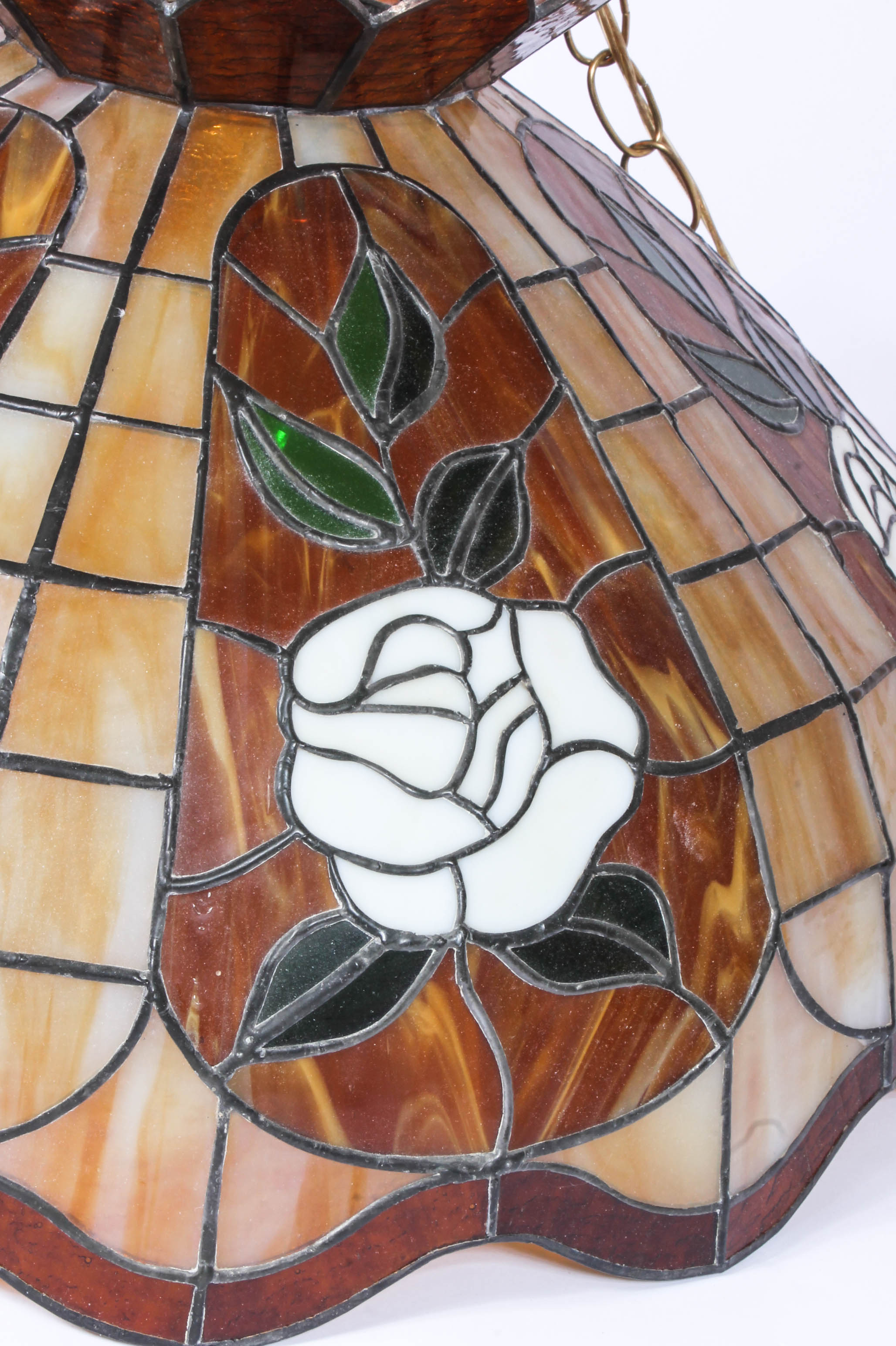 Stained Glass Hanging Lamp EBTH