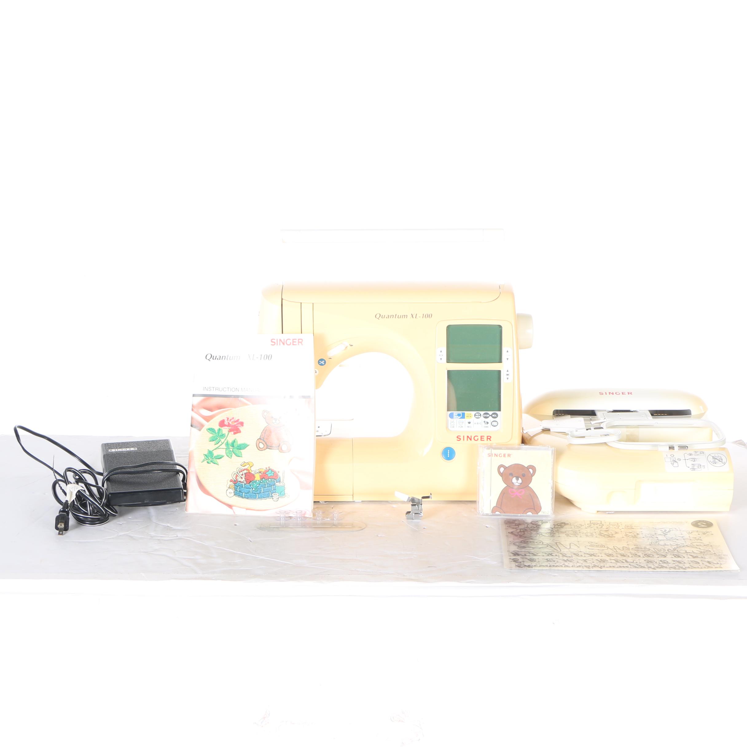 Singer Quantum XL100 Sewing and Embroidery Machine EBTH