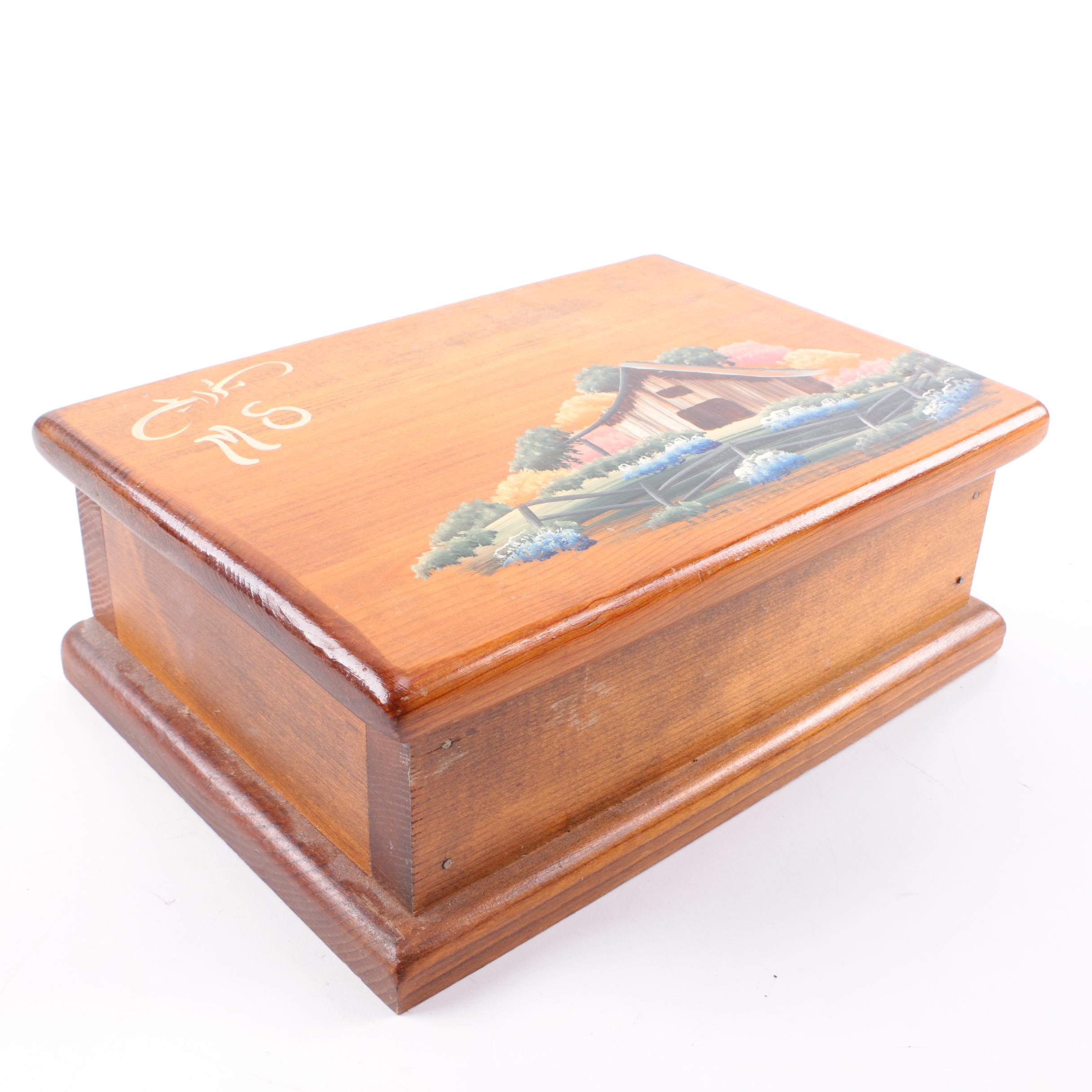 Decorated Wooden Boxes EBTH