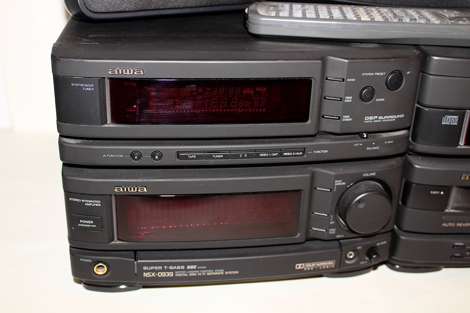 Aiwa NSXD939 Digital Mini HIFi Bookshelf Stereo System EBTH