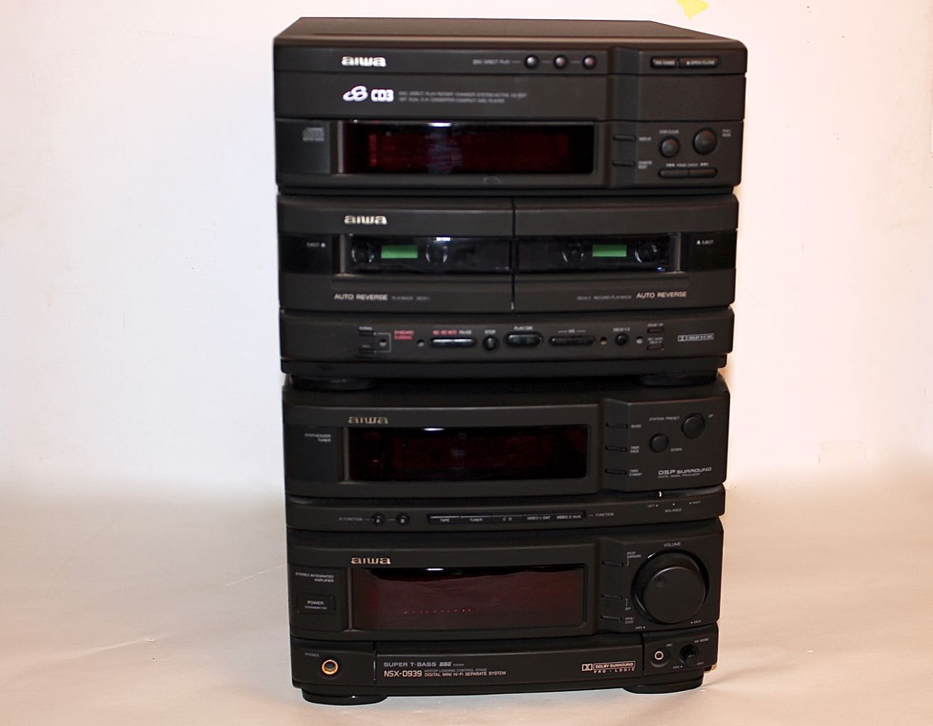 Aiwa NSXD939 Digital Mini HIFi Bookshelf Stereo System EBTH
