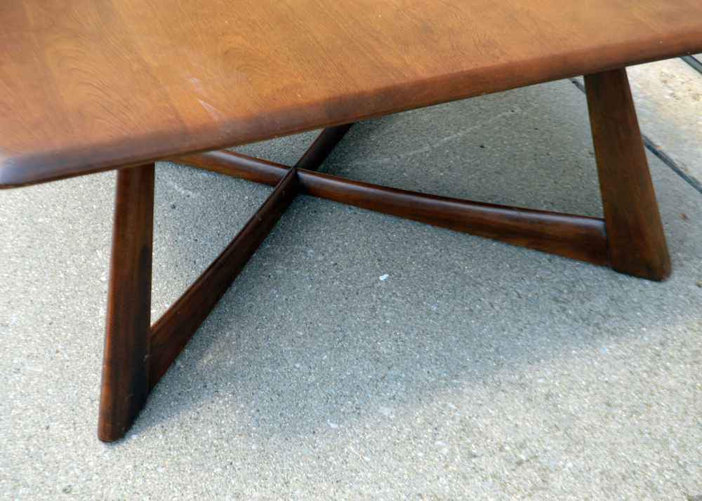 Mid Century Modern Heywood Wakefield Walnut Coffee Table EBTH