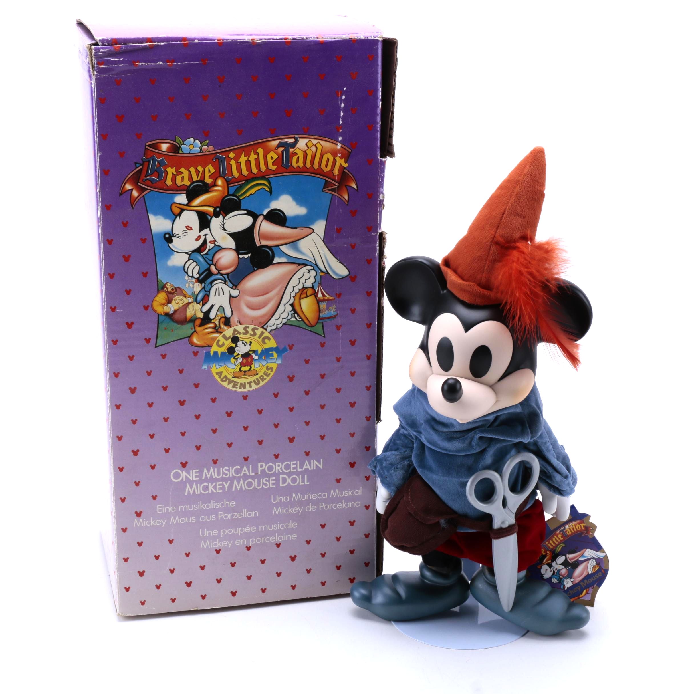 mickey mouse porcelain doll