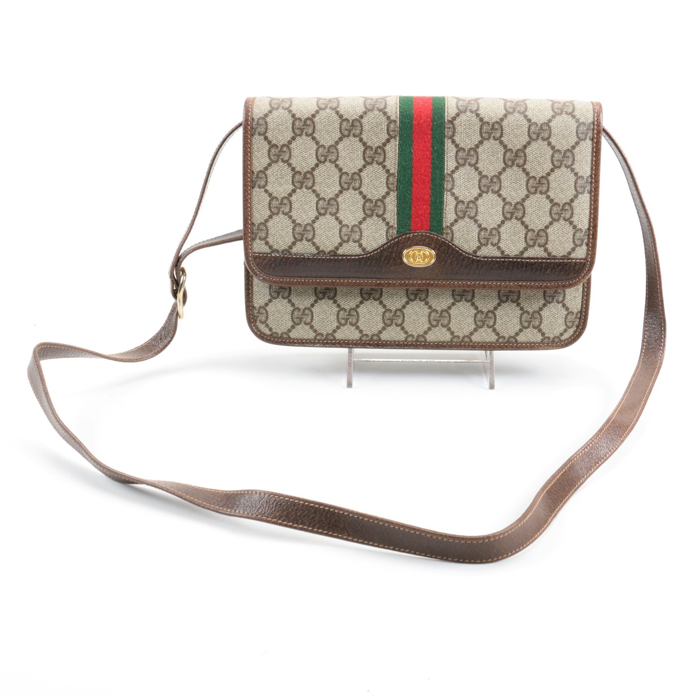 Vintage Gucci Supreme Canvas Crossbody Bag | EBTH