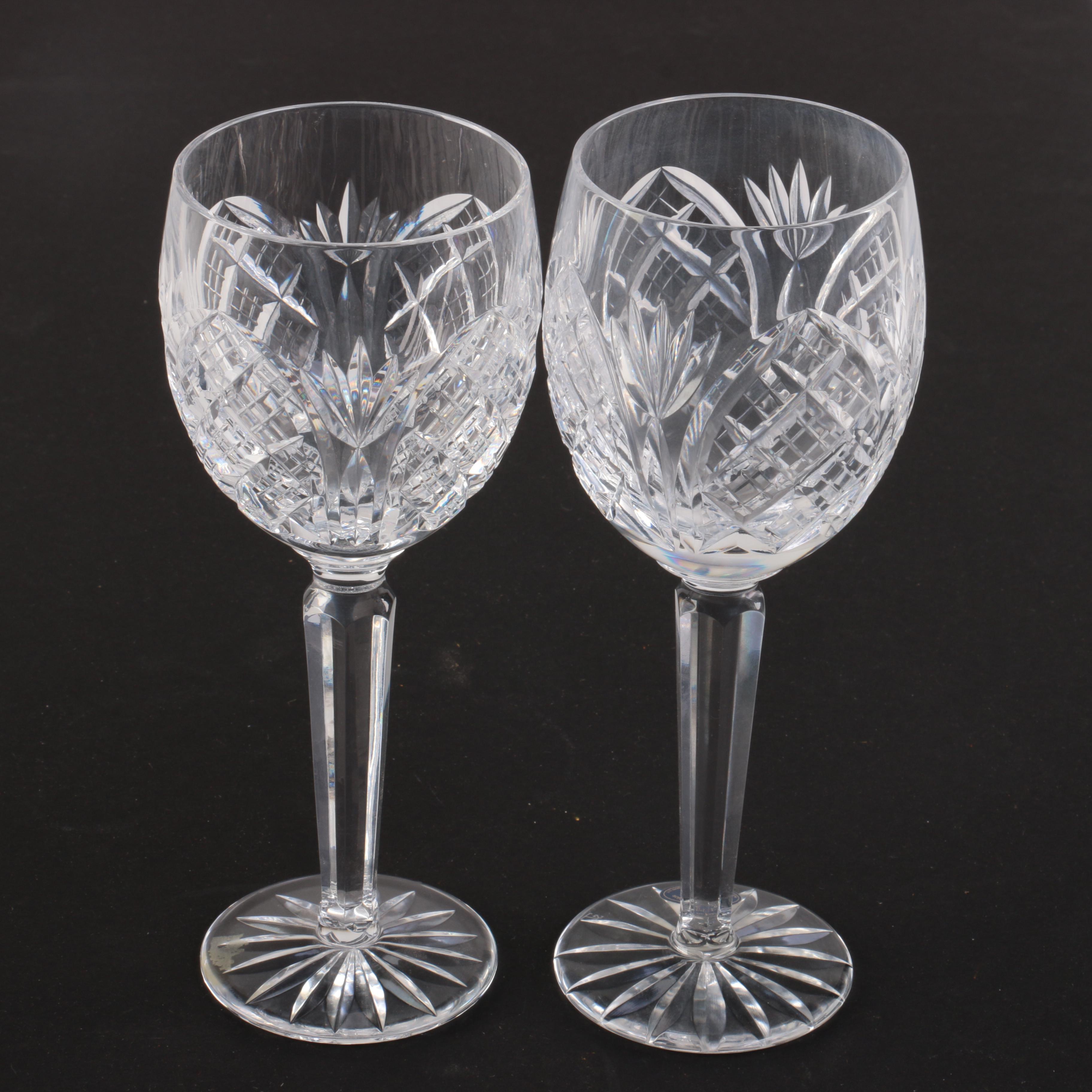Irish Stefan Collection by Tipperary Crystal Wine Glasses EBTH