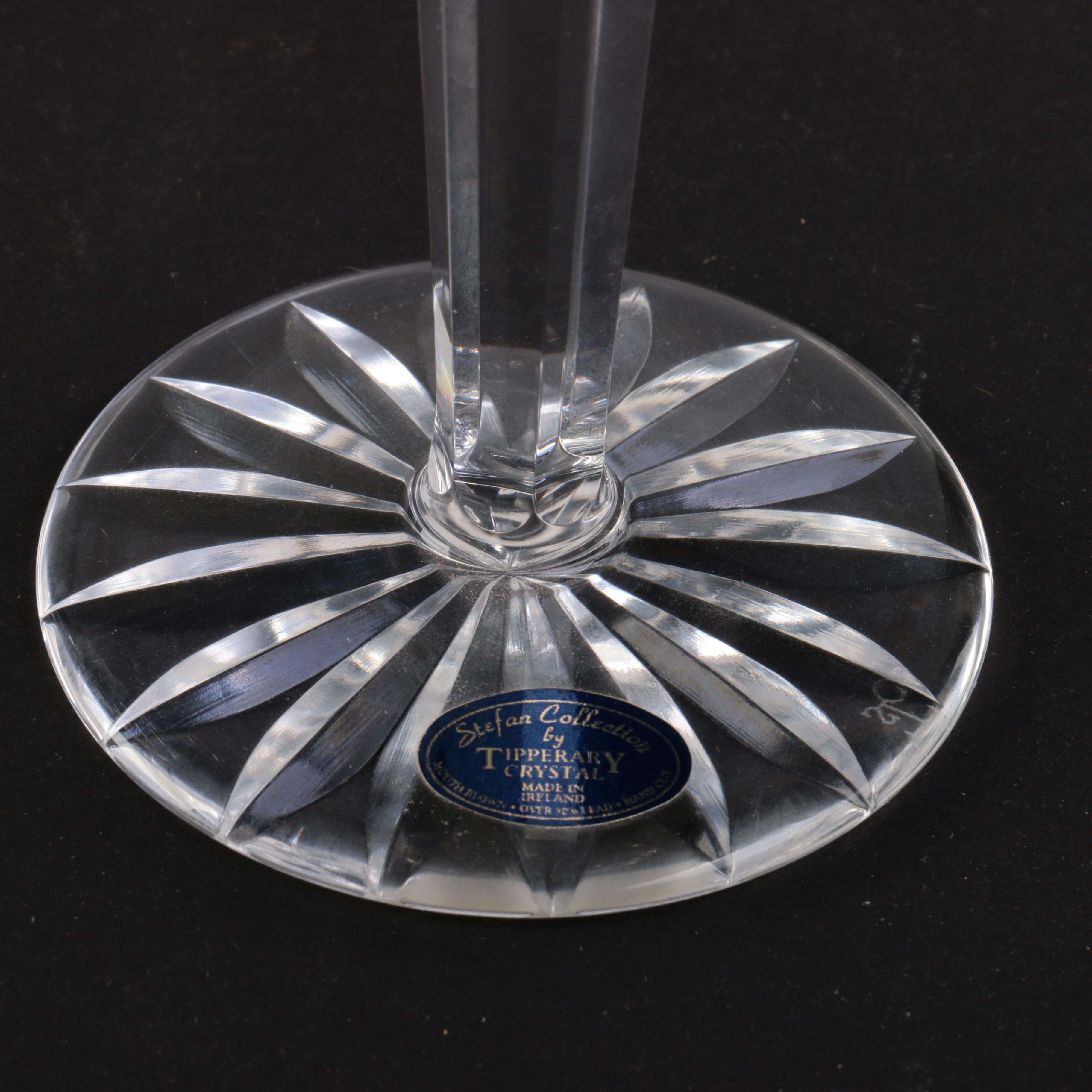 Irish Stefan Collection by Tipperary Crystal Wine Glasses EBTH