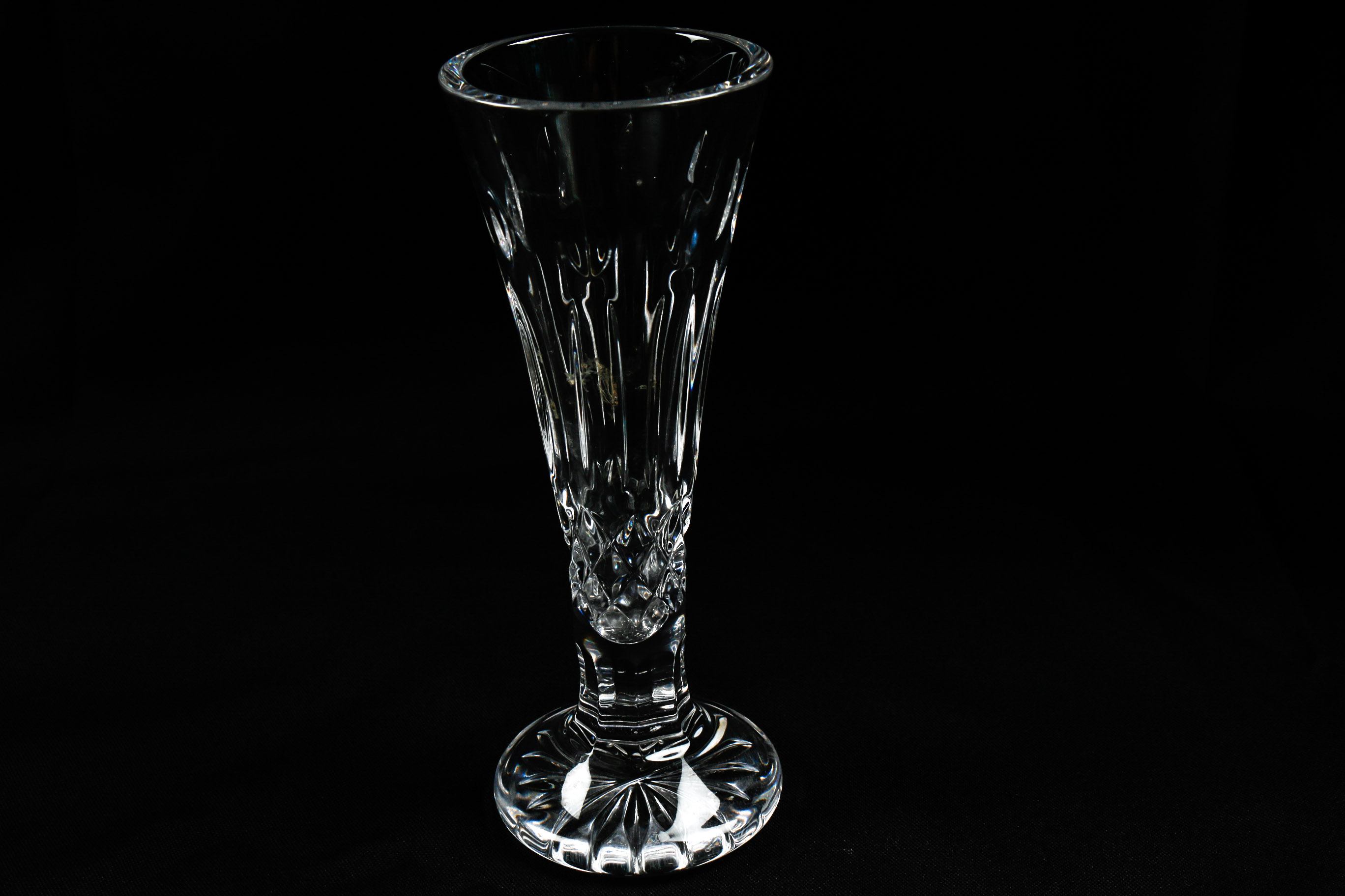 Waterford Vase and Crystal Butterfly Candy DIsh EBTH