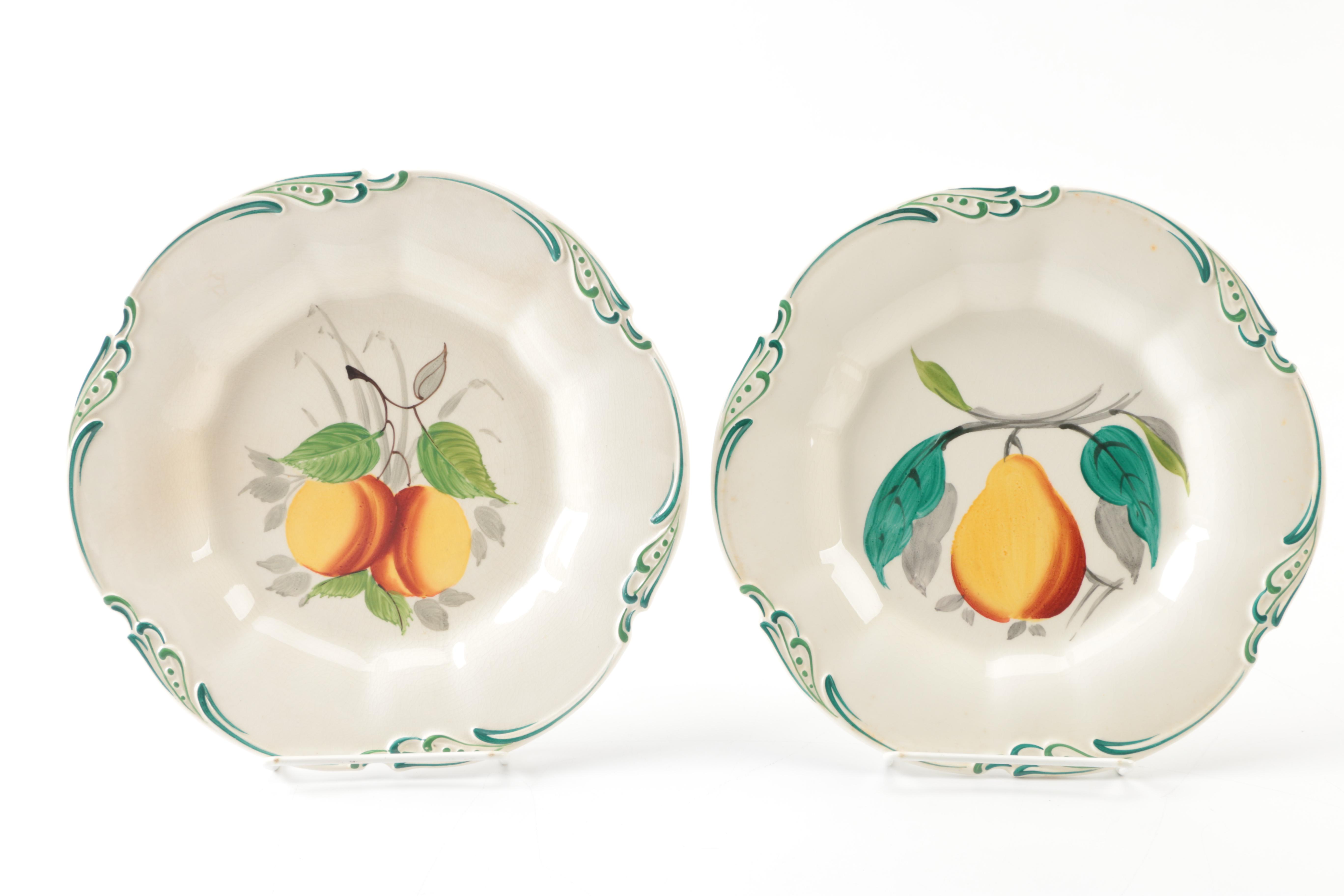Jones, & Sons Fruit Themed Plates EBTH