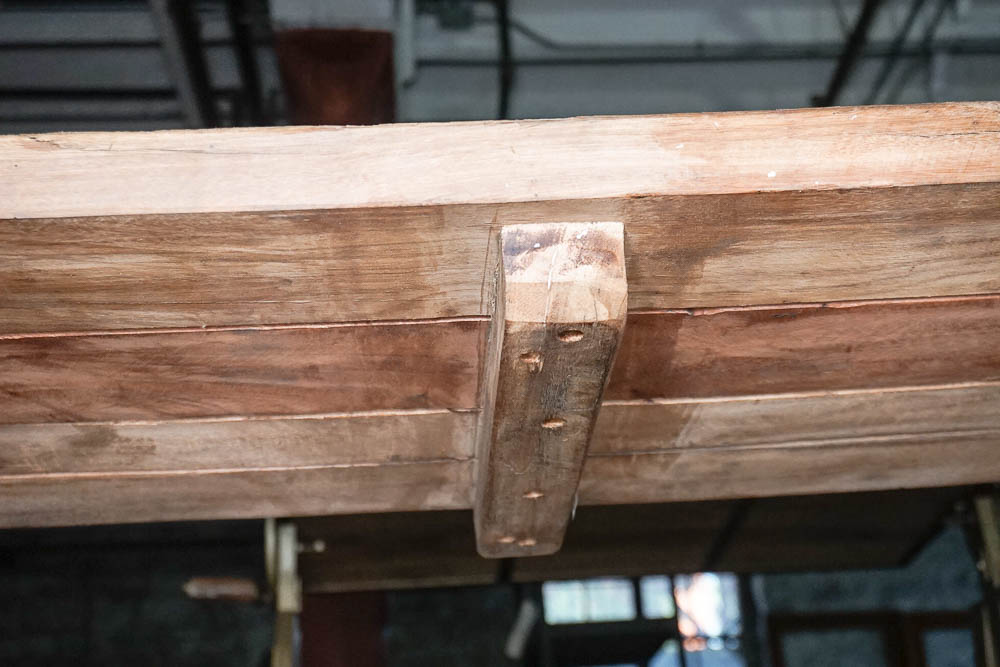 Reclaimed Wood Outdoor Console Table EBTH