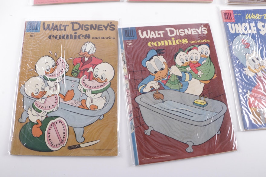 1950s-disney-comics-including-donald-in-mathmagic-land-ebth