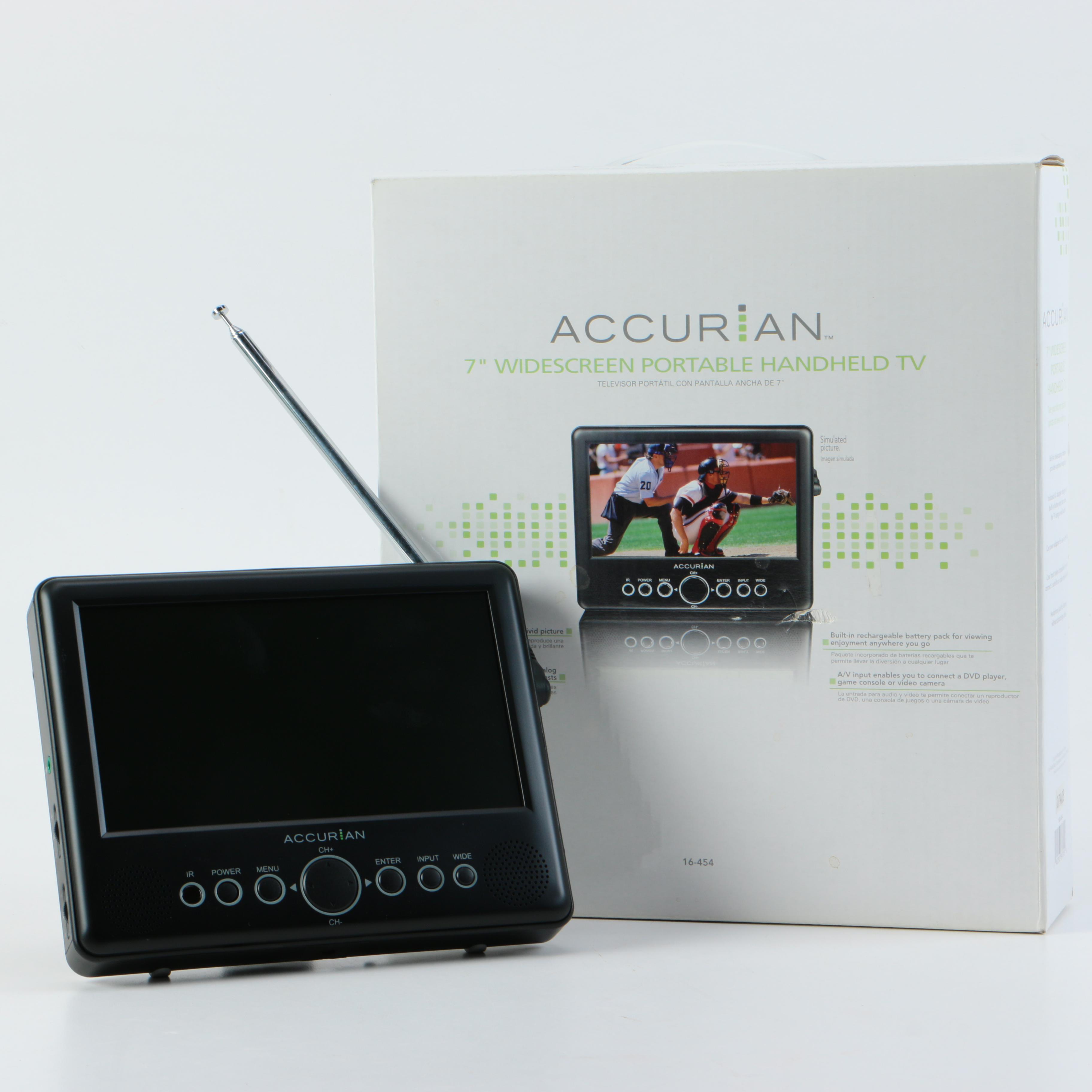 Accurian 7" Widescreen Portable Television EBTH