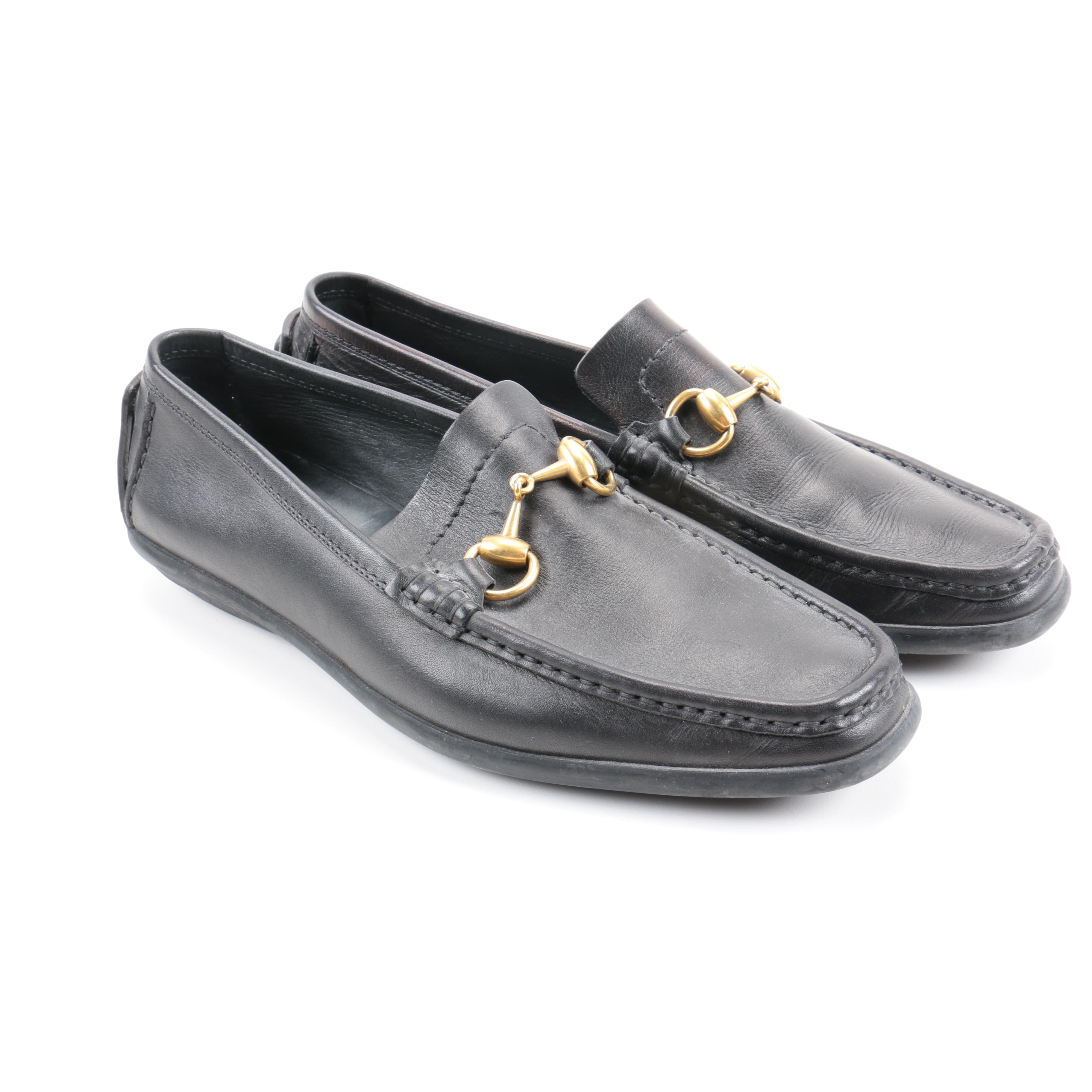 gucci driving moccasins womens