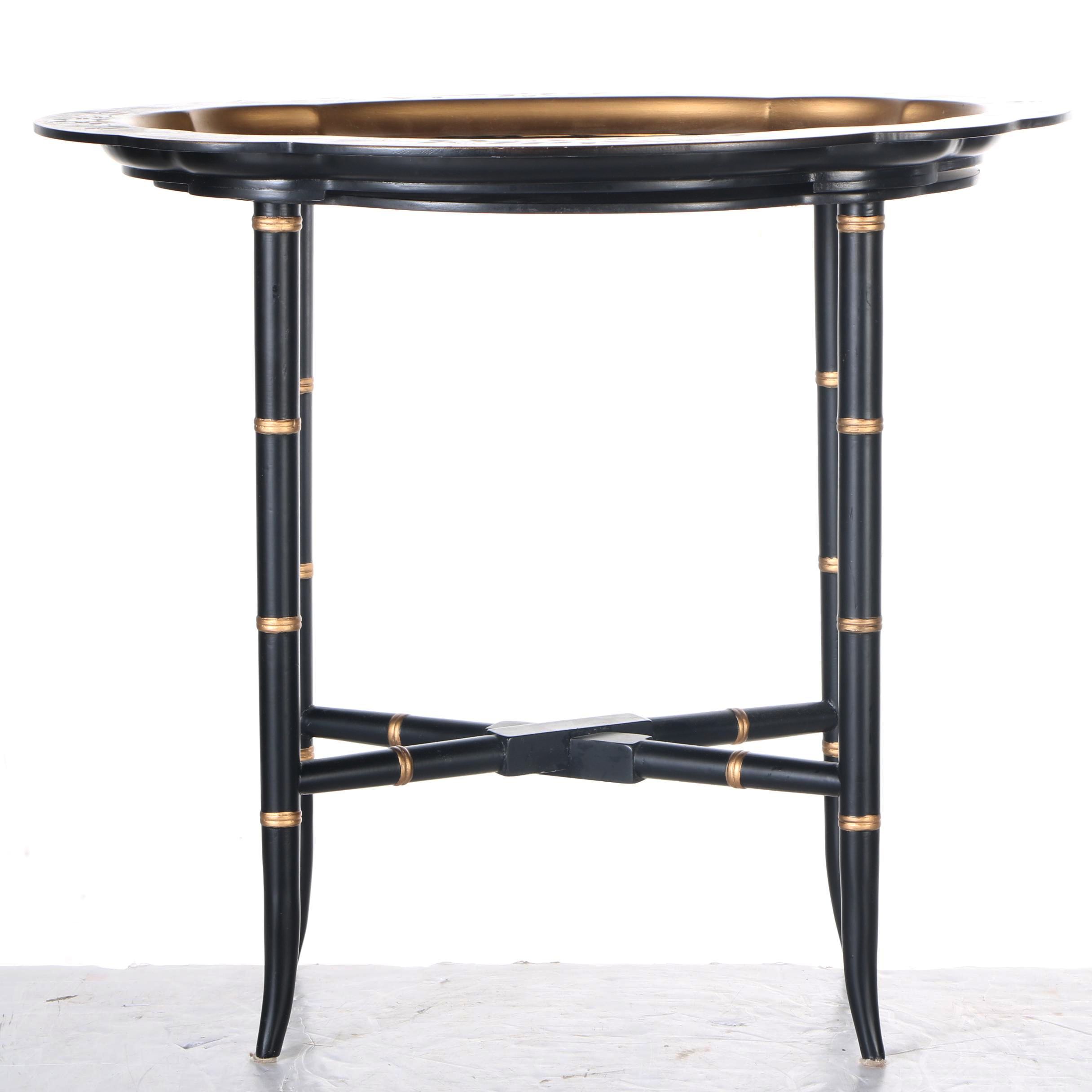 Chinoiserie Plastic Tray Table EBTH