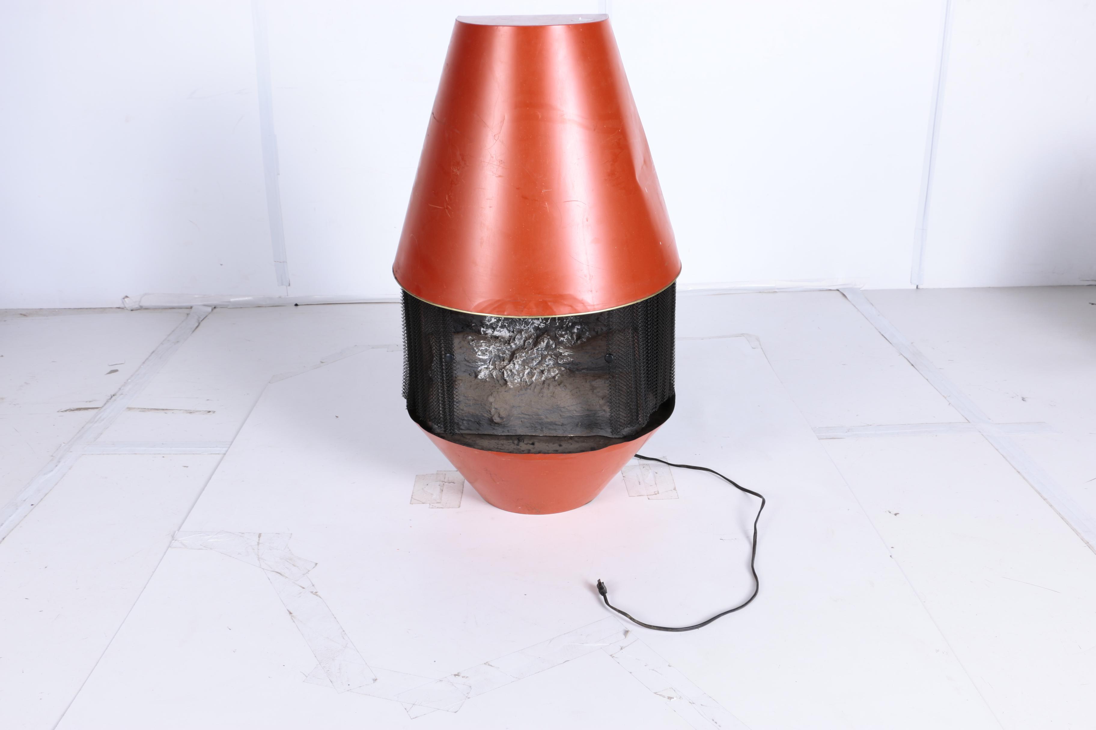 Vintage Sears Freestanding Electric Fireplace EBTH