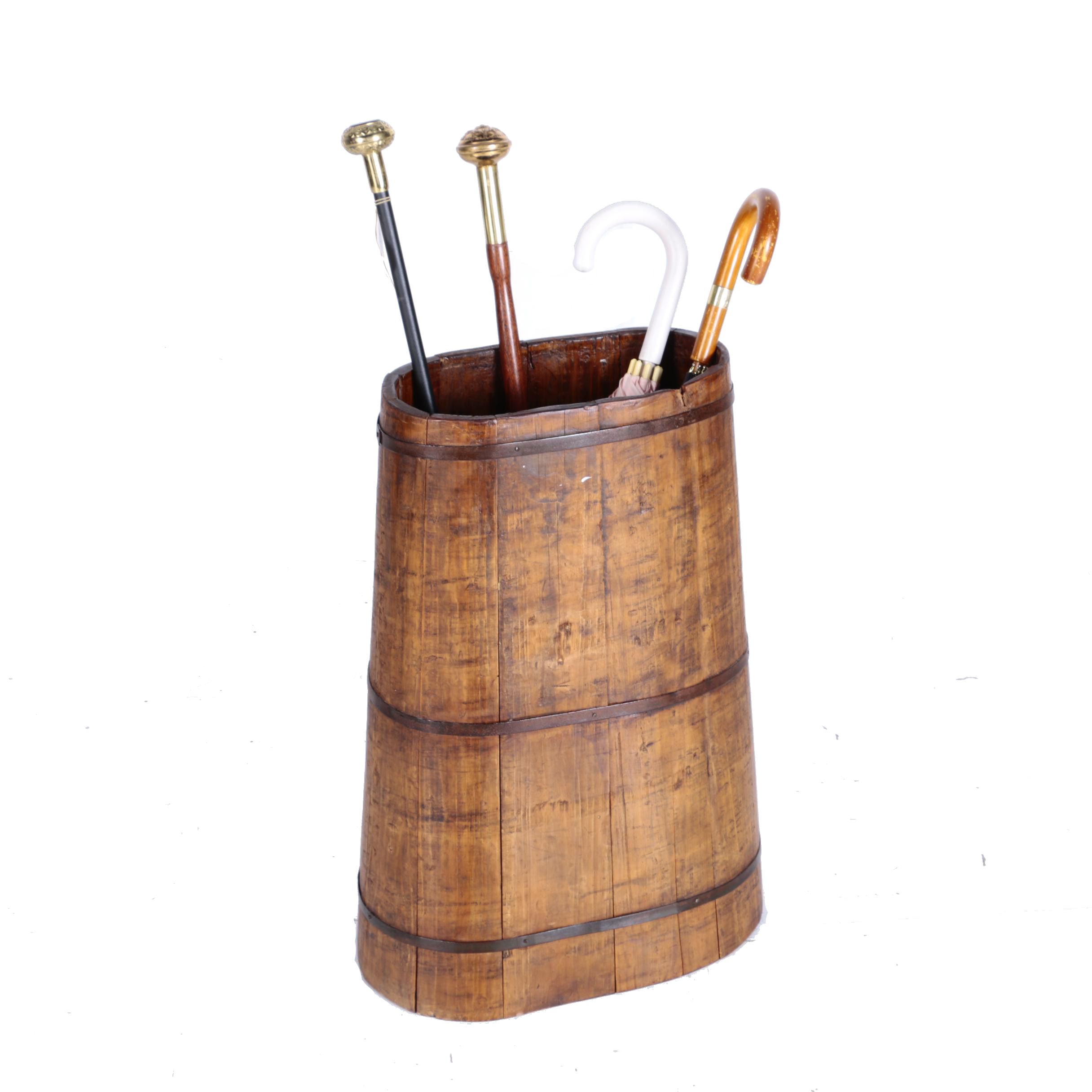 Antique Butter Churn/Umbrella Stand EBTH