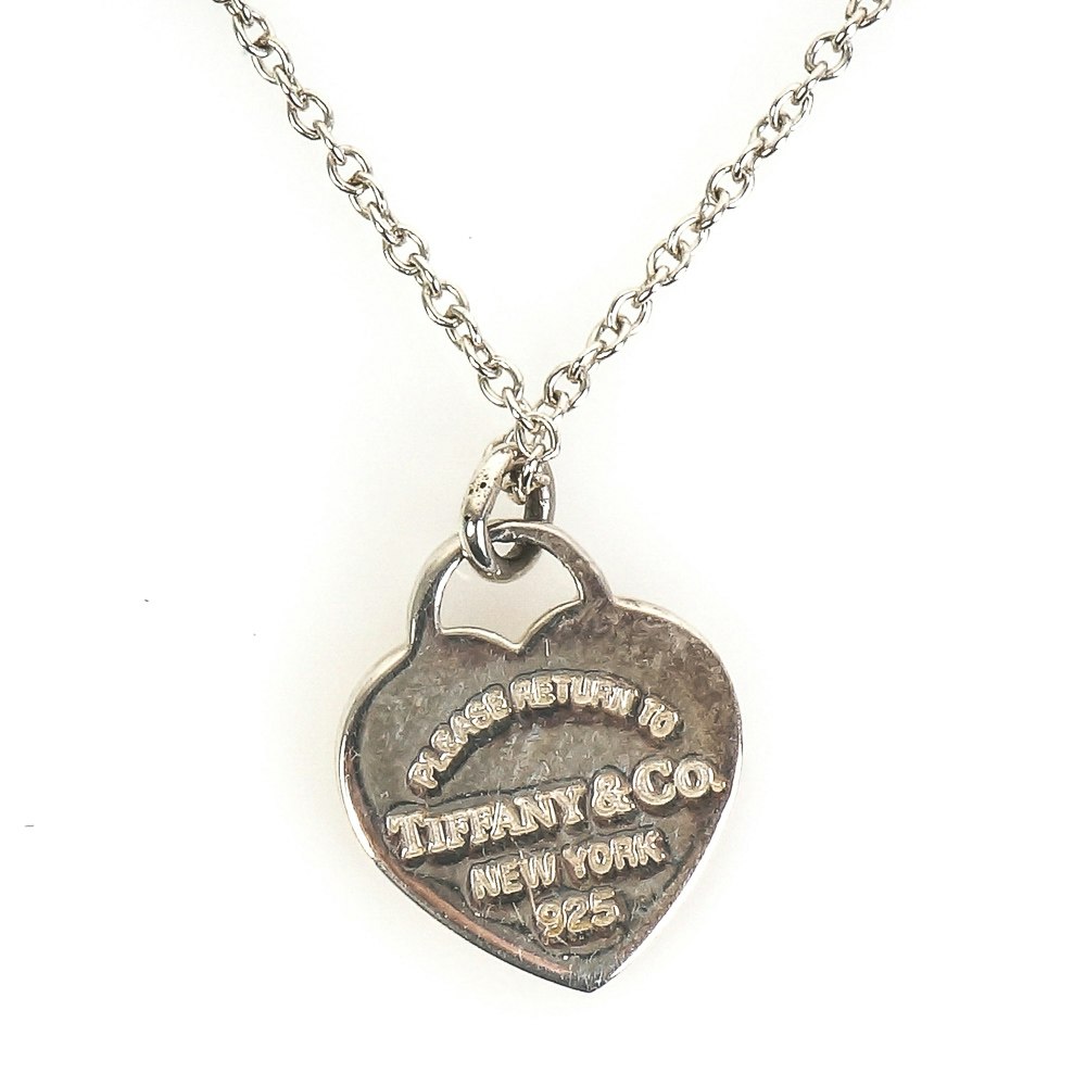 Tiffany & Co. Return to Tiffany Double Heart Tag Pendant Necklace | EBTH