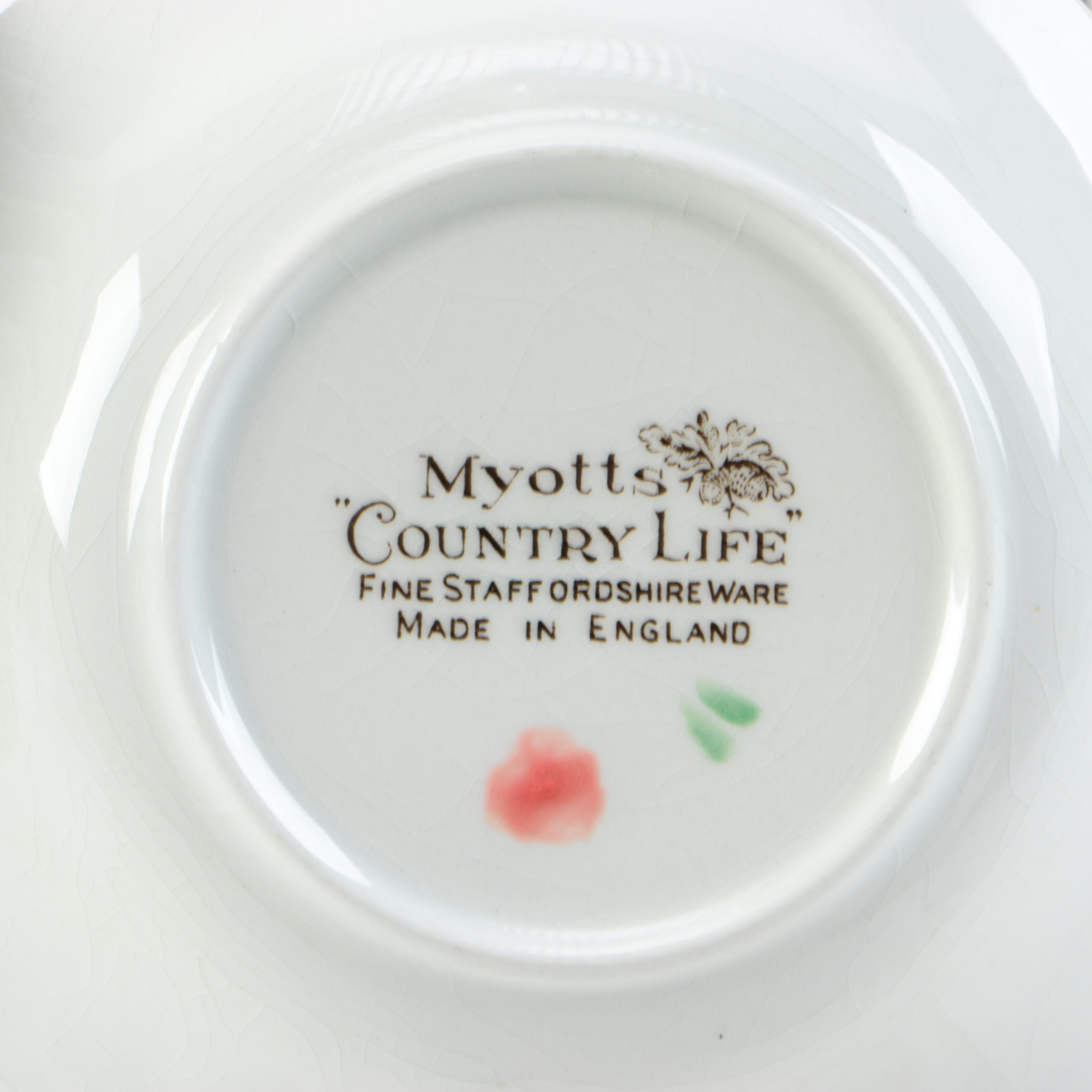 Myotts "Country Life" Tableware EBTH