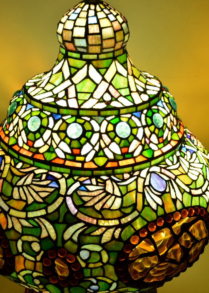Stained Glass Hanging Ceiling Light EBTH