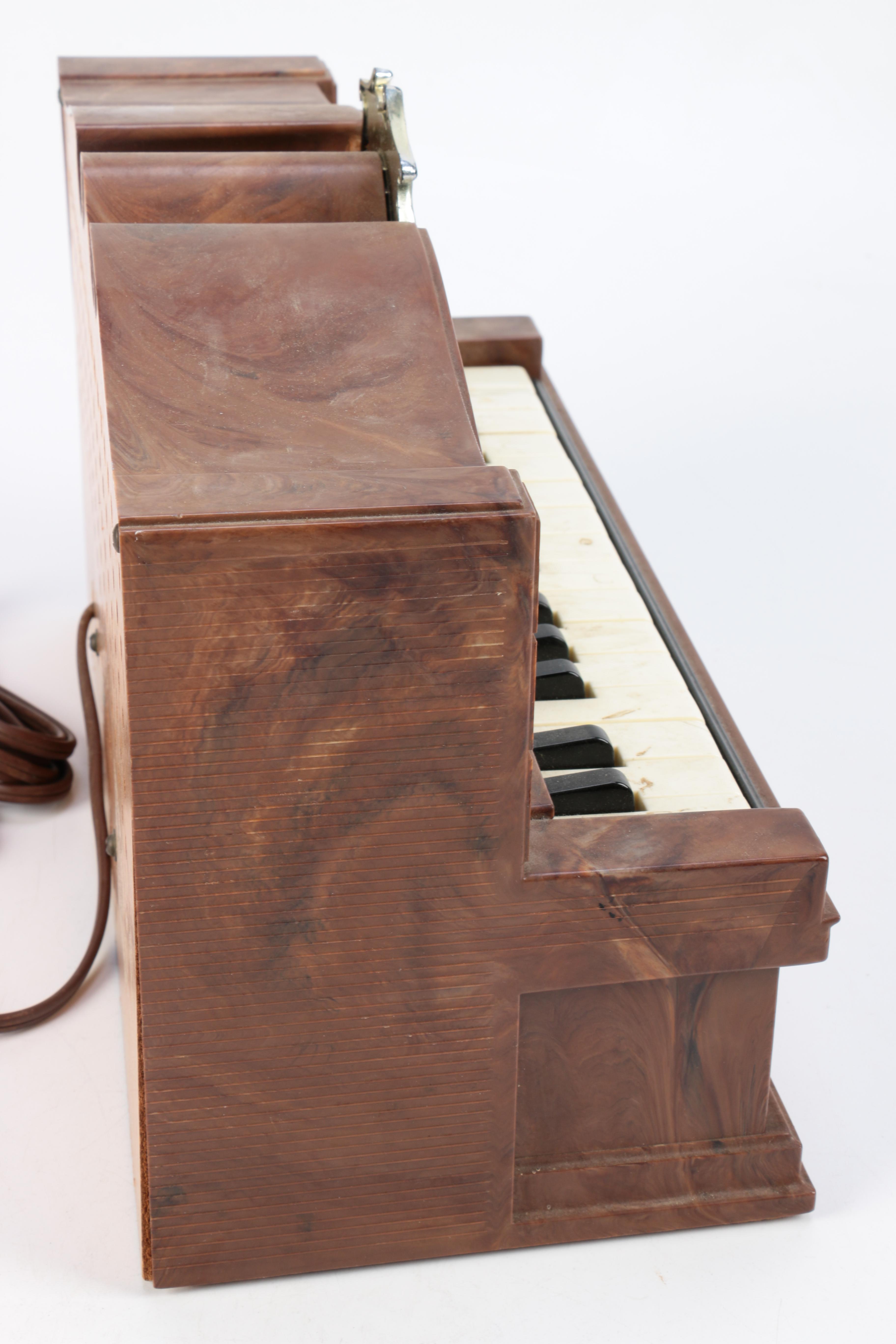 Vintage Emenee Electric Golden Pipe Organ EBTH