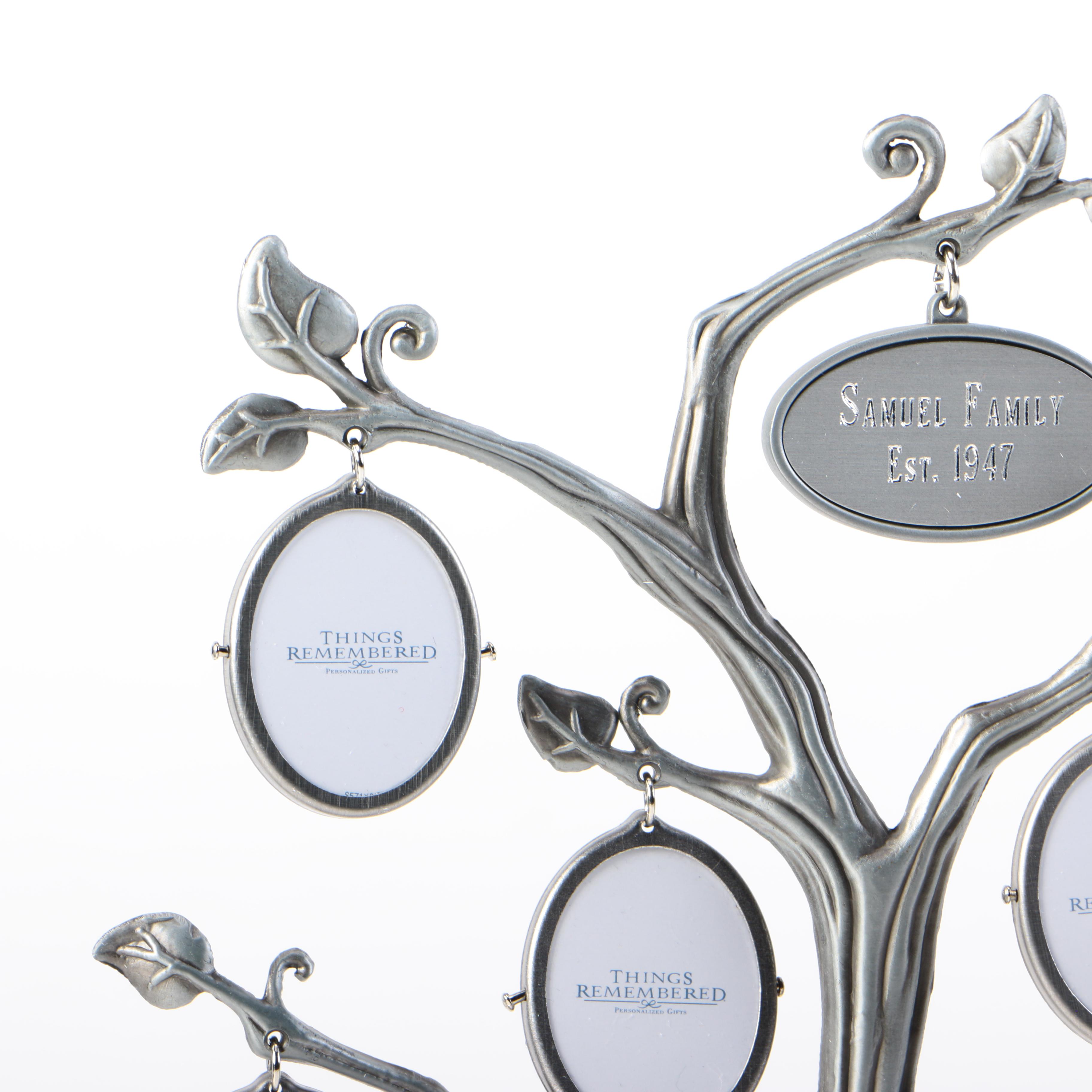 Things Remembered Pewter Family Tree EBTH