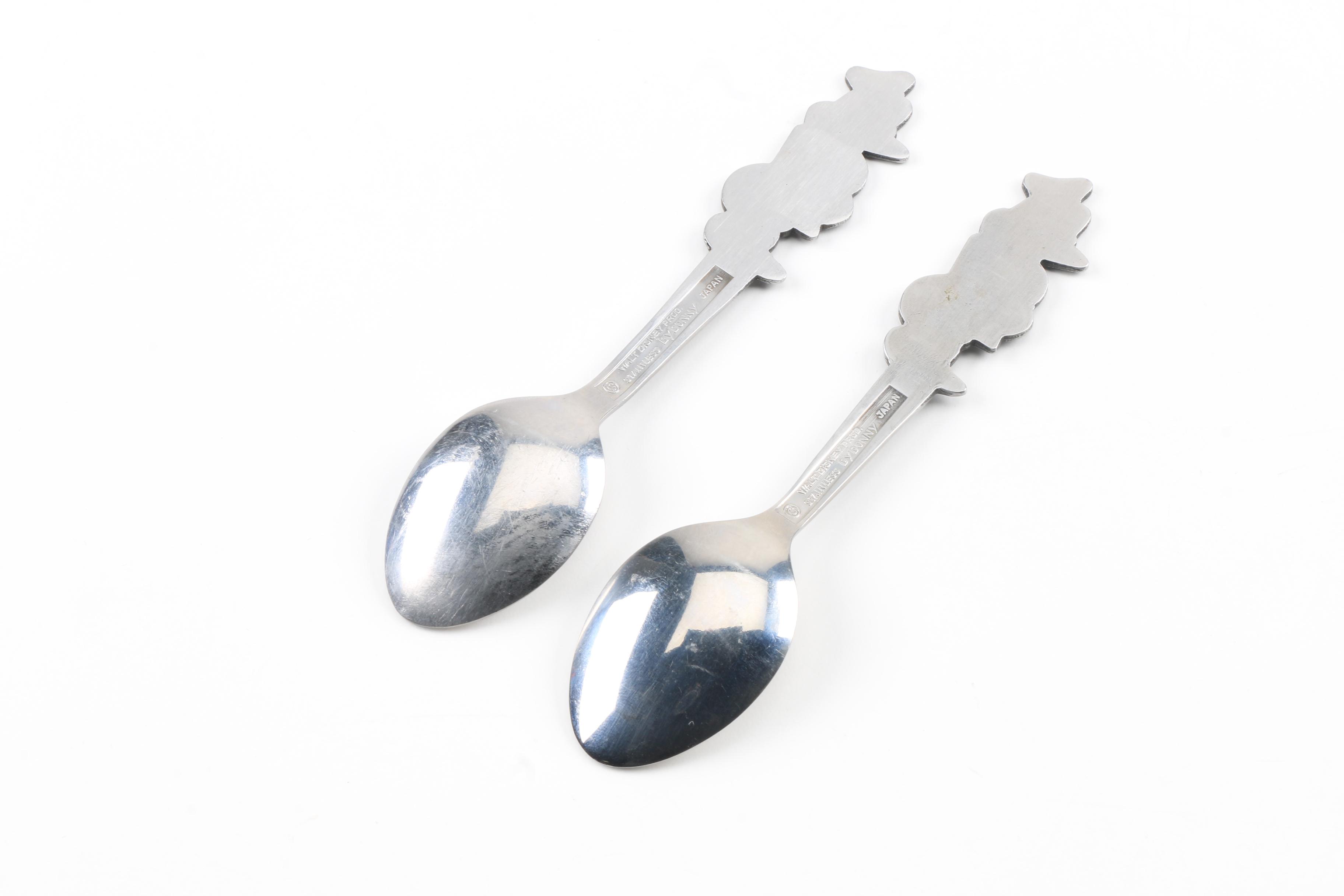 Vintage Stainless Steel Walt Disney Youth Flatware EBTH