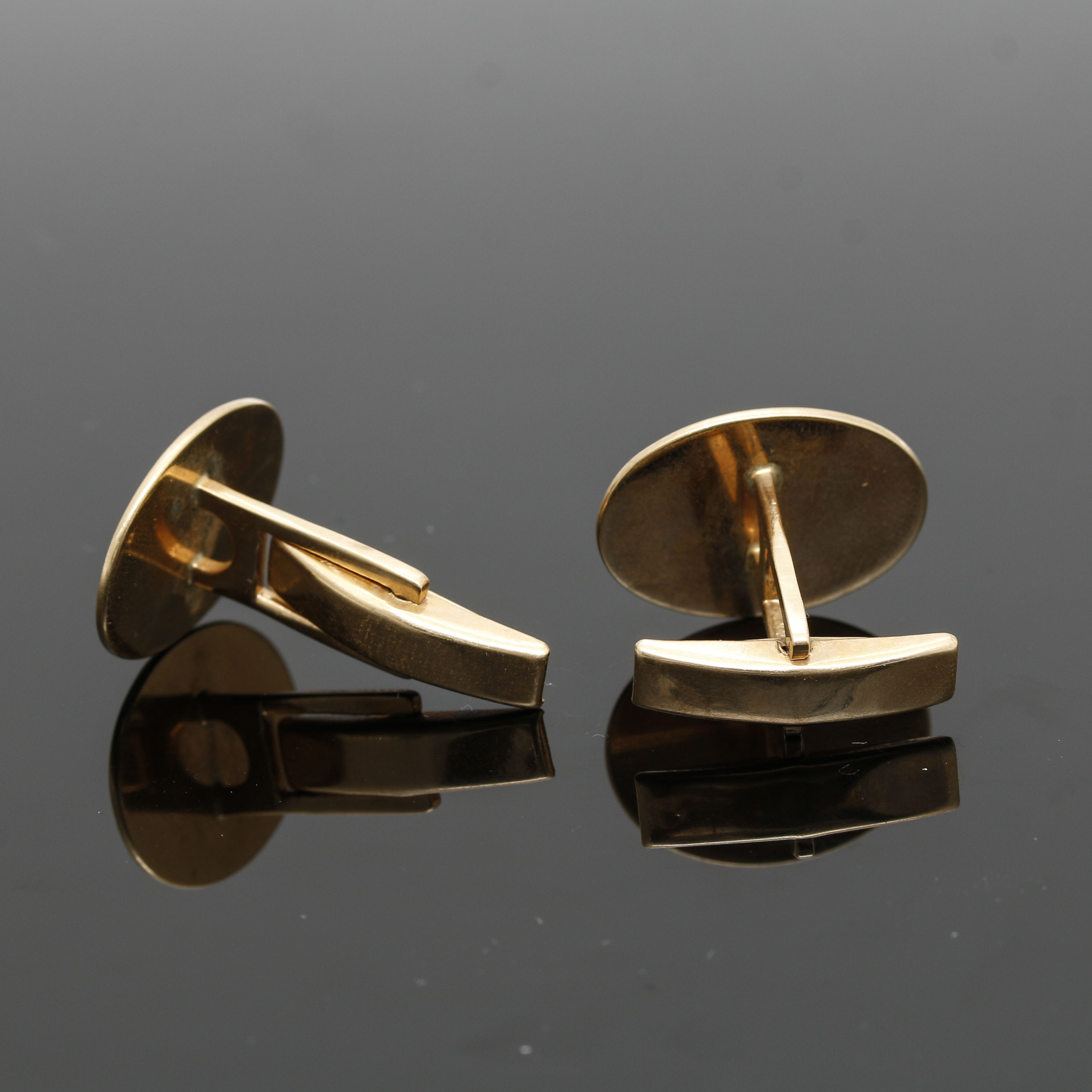 14K Yellow Gold Cufflinks EBTH